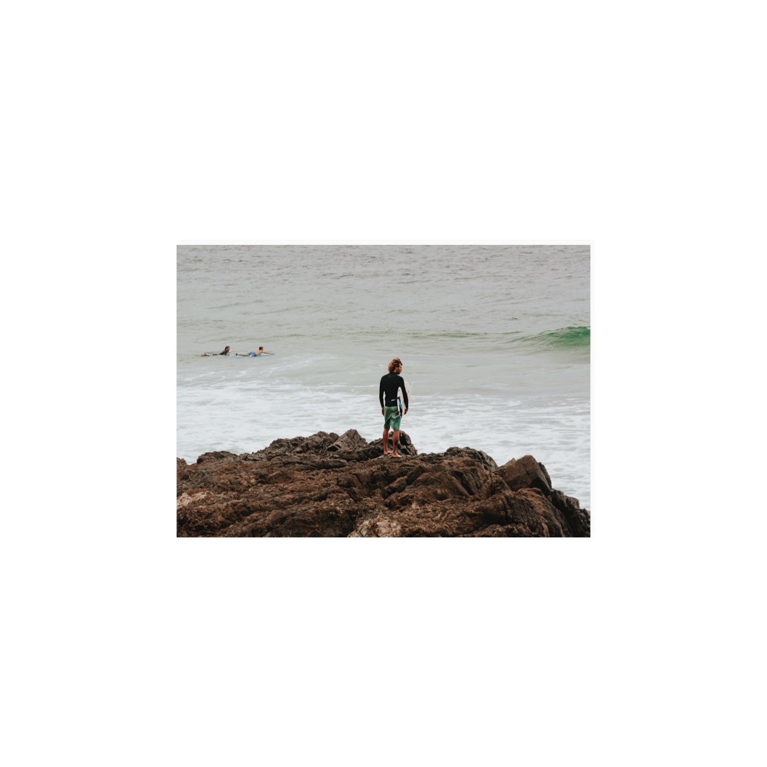 Let The Sea Set You Free Byron Bay Surf wall art A4, 29.7 x 21 cm unframed fine art print
