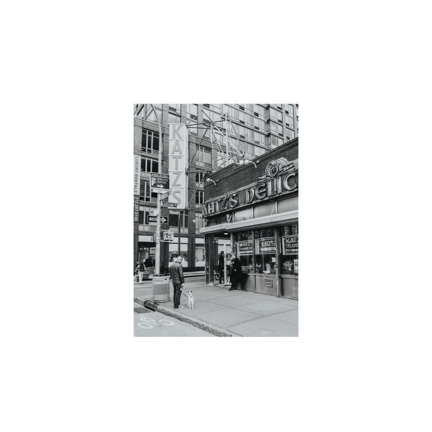 Graphite Gotham New York NYC Black & White wall art A4, 29.7 x 21 cm unframed fine art print