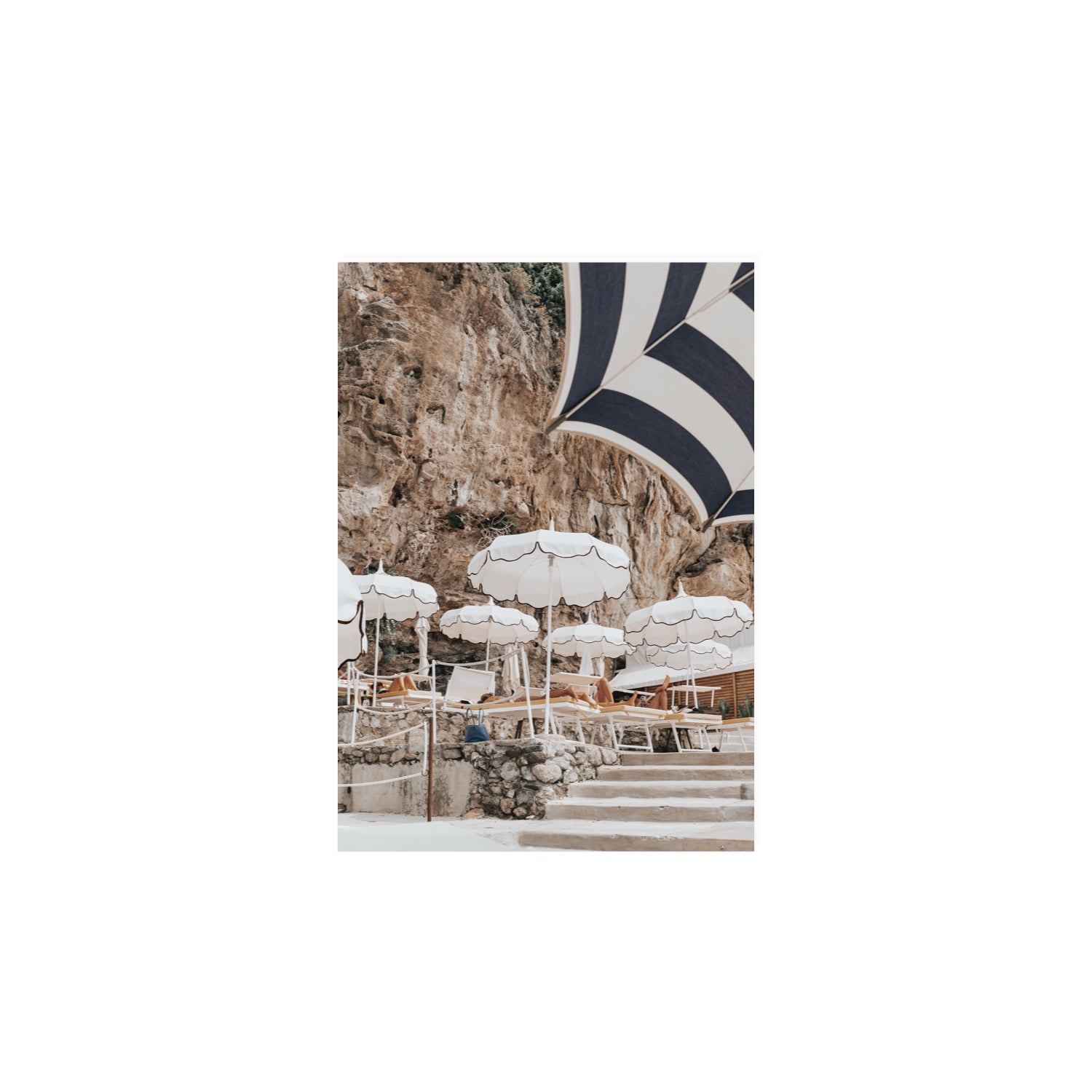 Rocky Refuge fine art print, Positano, Italy, A4 · 29.7 x 21 cm, Unframed, Fine Art Print