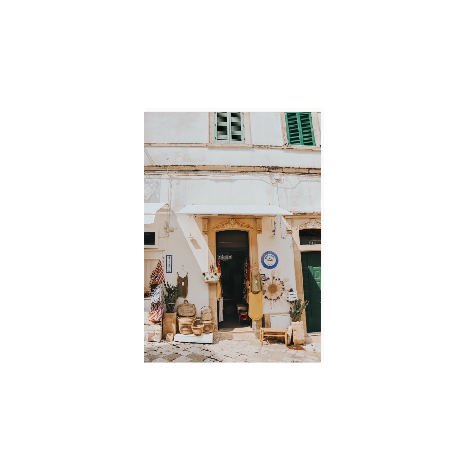 Artisan Ambience Puglia Italian wall art A4, 29.7 x 21 cm unframed fine art print