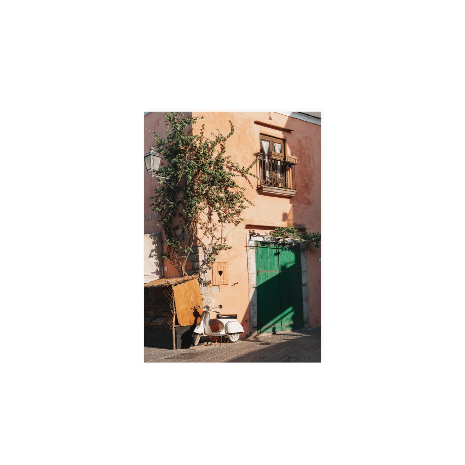 La Casa Ischia Italian Mediterranean decor wall art A4, 29.7 x 21 cm unframed fine art print
