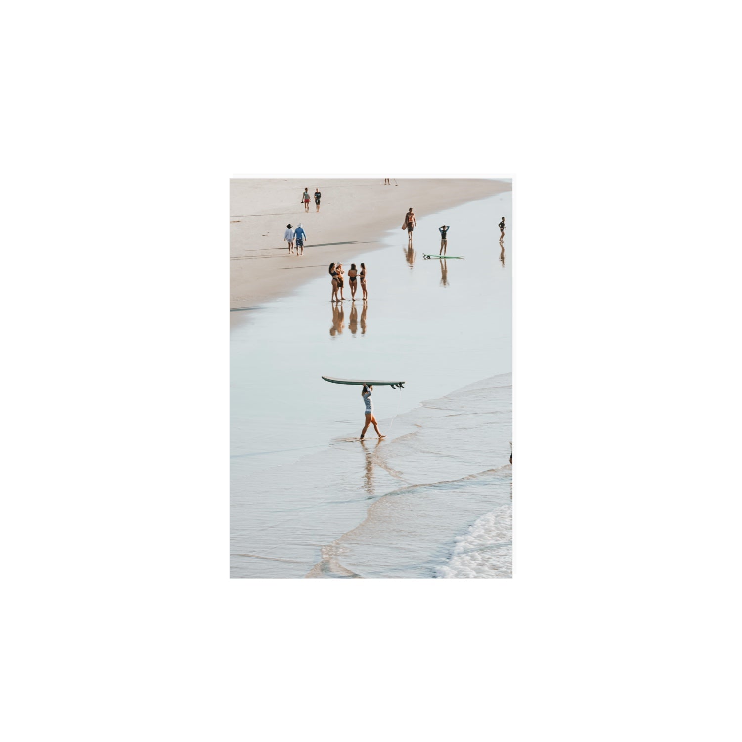 Bailey Byron Bay beach coastal decor wall art A4, 29.7 x 21 cm unframed fine art print