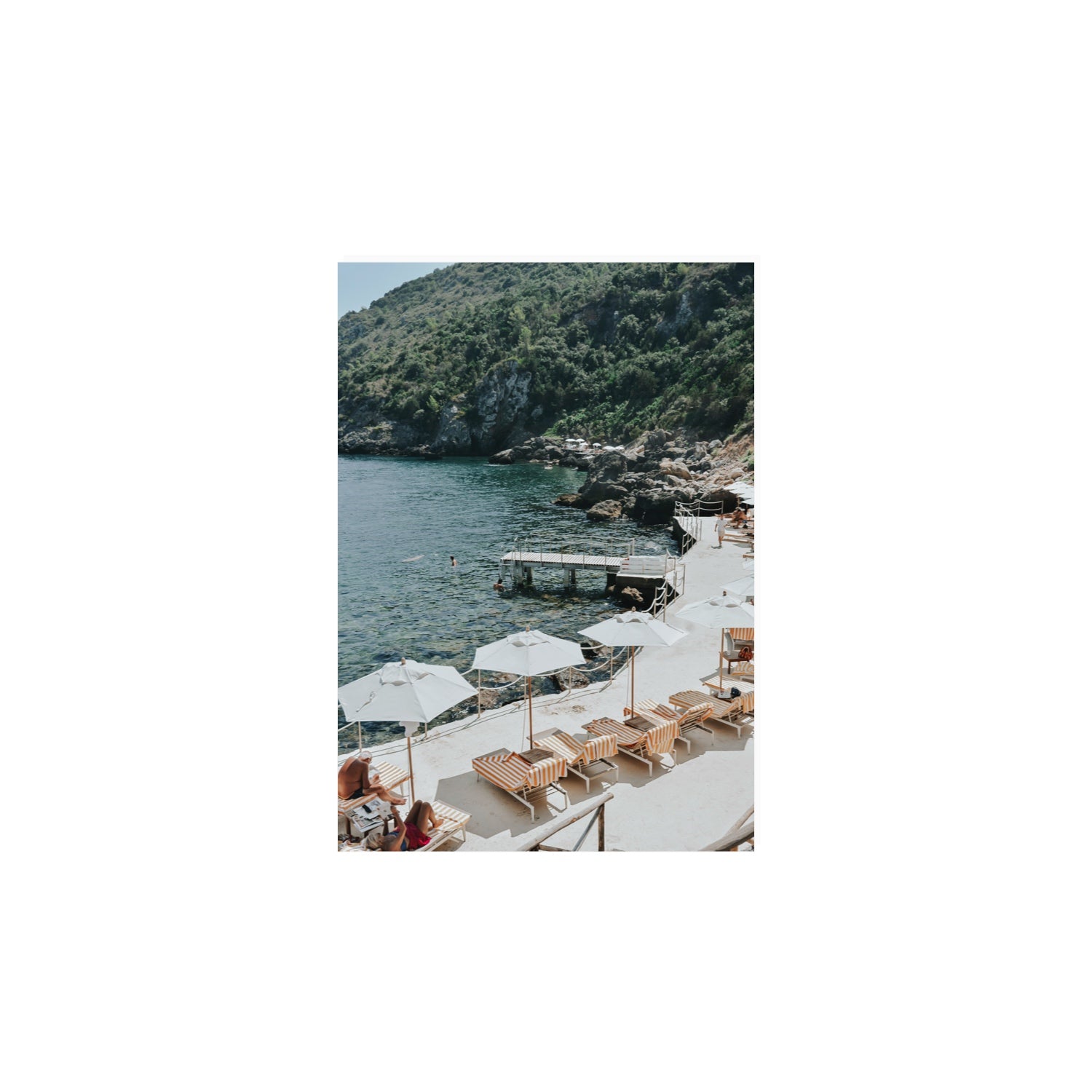 Always Better Together Tuscany coastal Italian wall art A4, 29.7 x 21 cm unframed fine art print