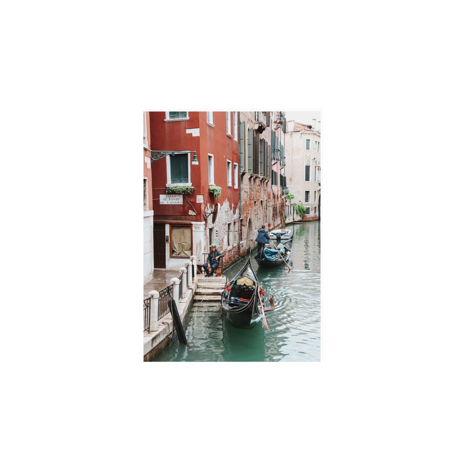 The Merchant Venice Canal Italian wall art A4, 29.7 x 21 cm unframed fine art print