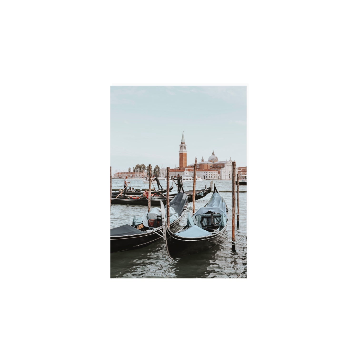 Italian Commute Venice Italian Mediterranean decor wall art A4, 29.7 x 21 cm unframed fine art print