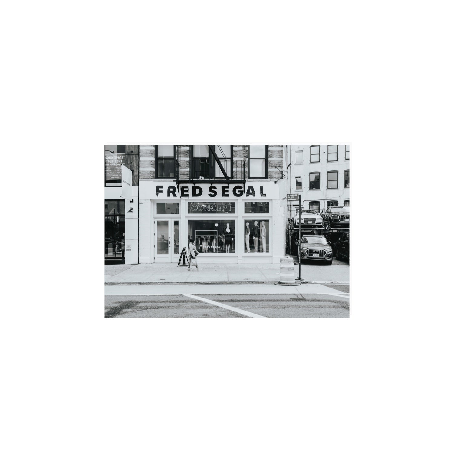 Noir York New York NYC Black & White wall art A4, 29.7 x 21 cm unframed fine art print