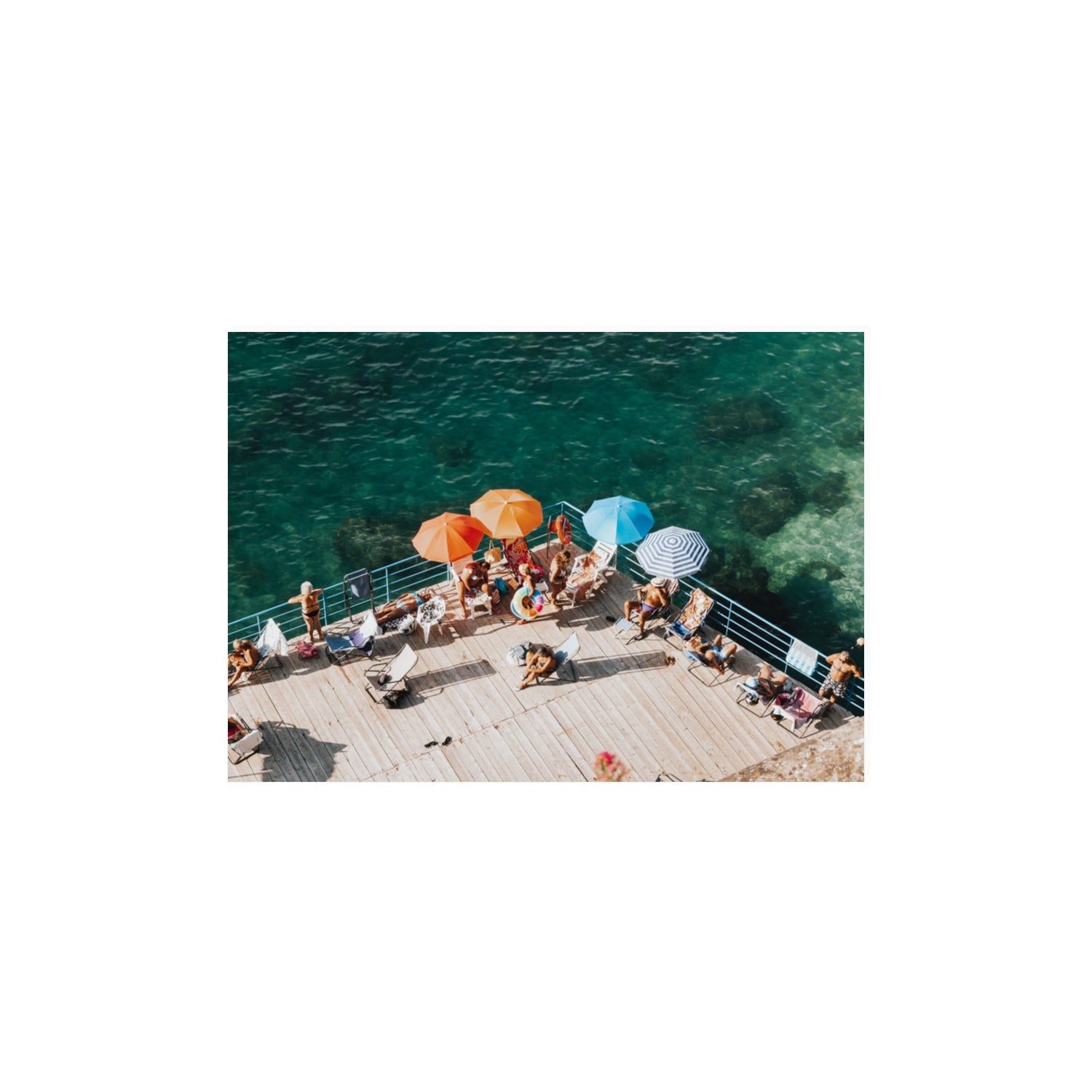 Il Dolce Far Niente Sorrento coastal wall art A3, 42 x 29.7 cm unframed fine art print
