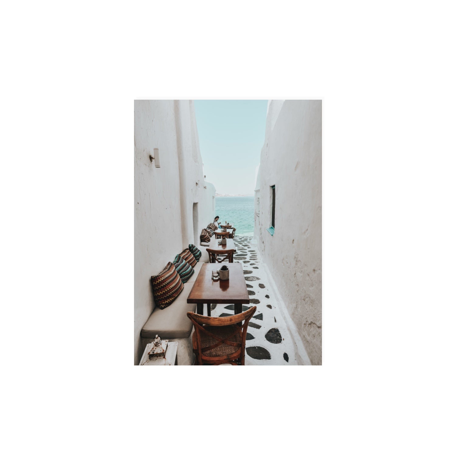 Trip Down Memory Lane fine art print, Mykonos, Greece, A3 · 42 x 29.7 cm, Unframed, Fine Art Print