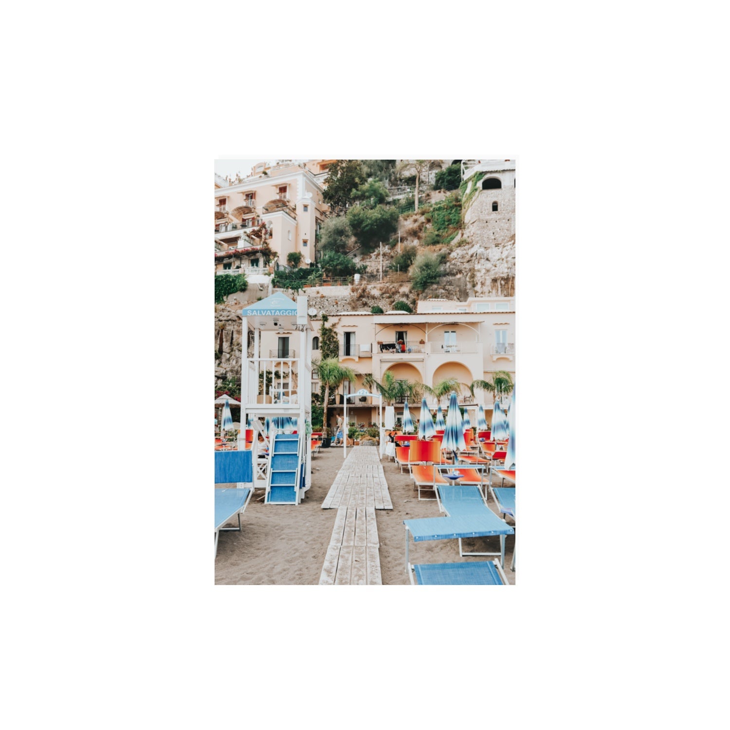 Torre Di Salvataggio fine art print, Positano, Italy, A3 · 42 x 29.7 cm, Unframed, Fine Art Print