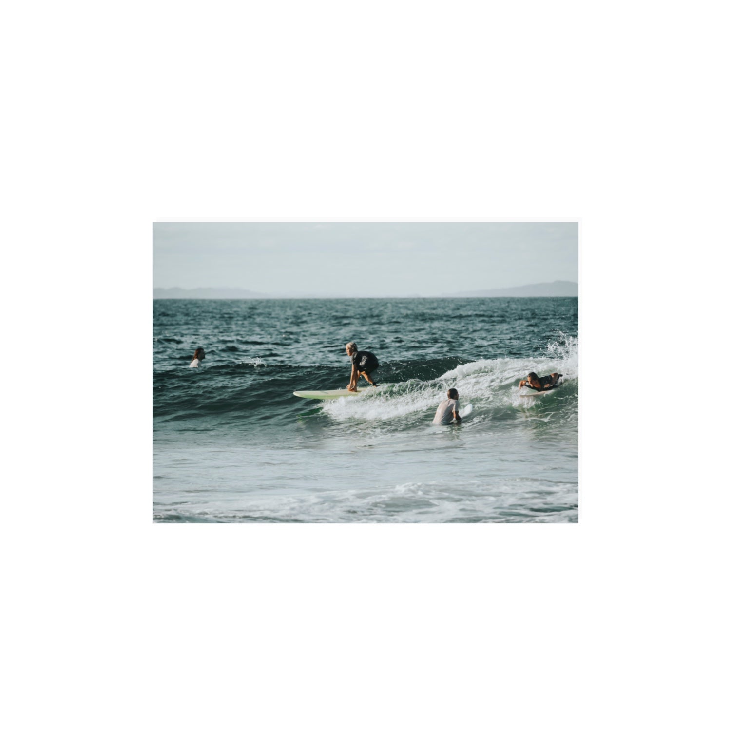 The Boys of Summer Byron Bay Surf coastal wall art A3, 42 x 29.7 cm unframed fine art print