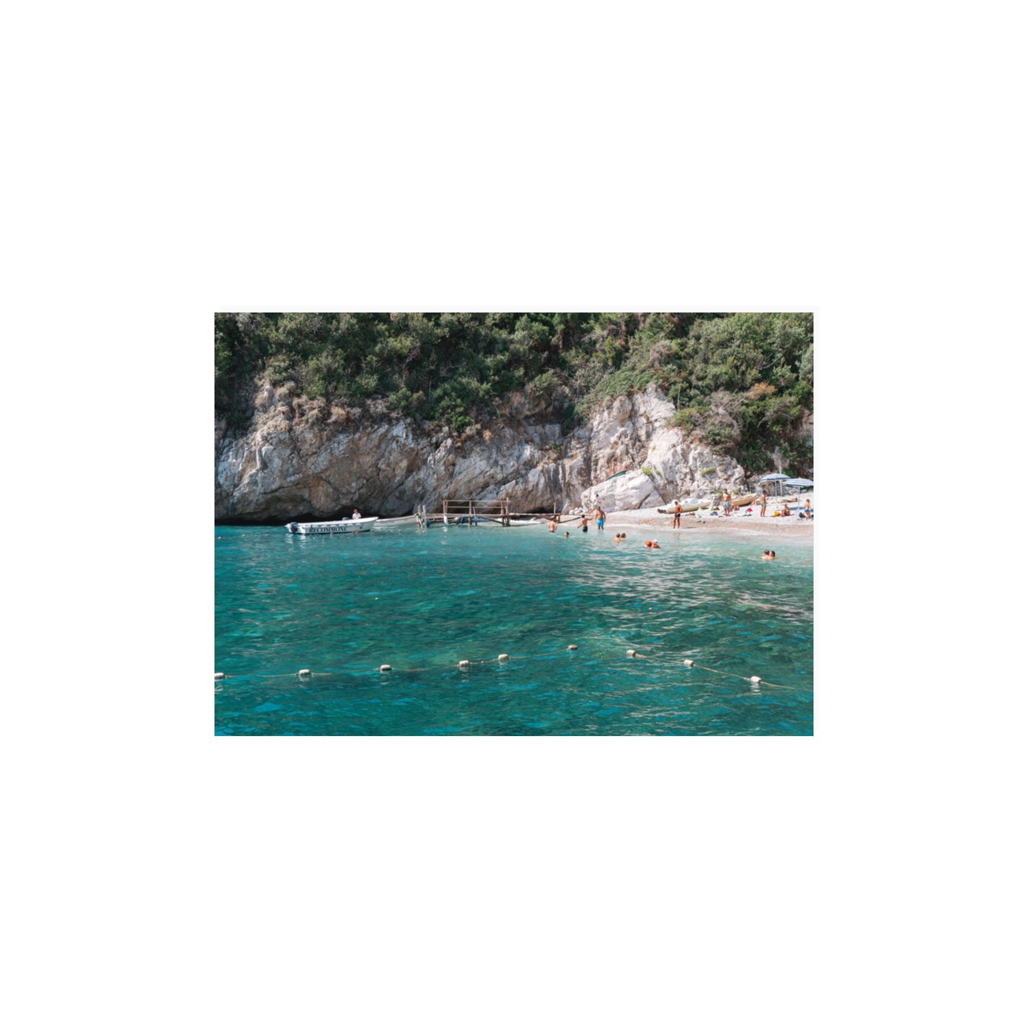 Azure Abyss Nerano wall art A3, 42 x 29.7 cm unframed fine art print