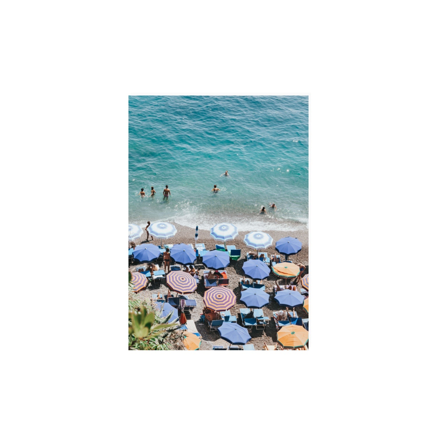 Paradise Beach fine art print, Positano, Italy, A3 · 42 x 29.7 cm, Unframed, Fine Art Print