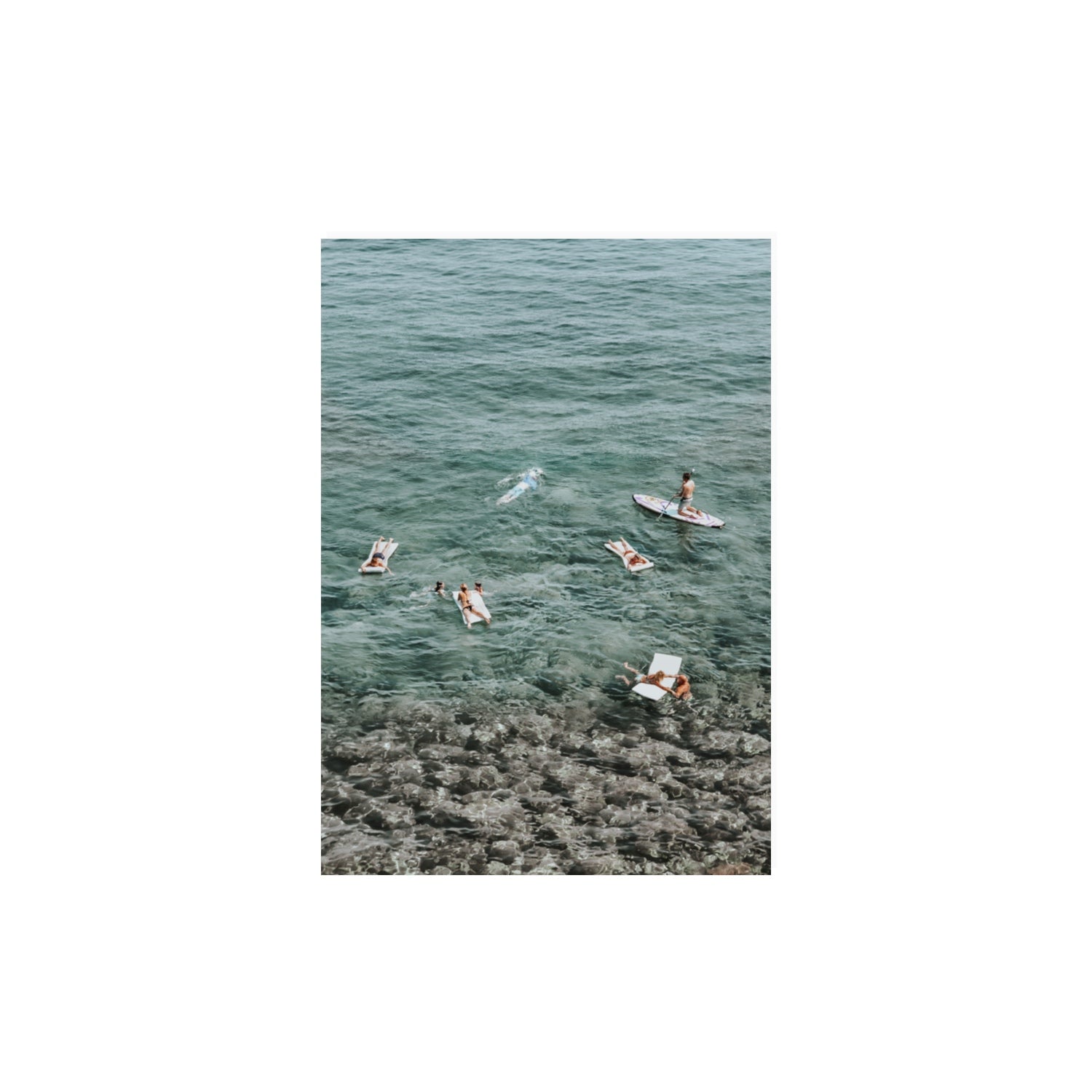 The Big Chill Tuscany coastal Italian wall art A3, 42 x 29.7 cm unframed fine art print