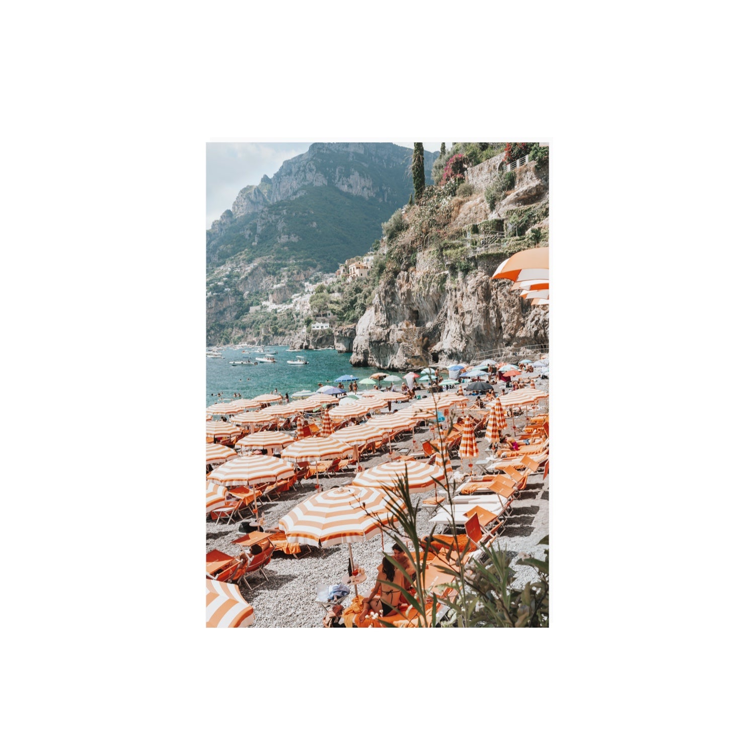 Bagni d'Arienzo Positano decor wall art A2, 59.4 x 42 cm unframed fine art print