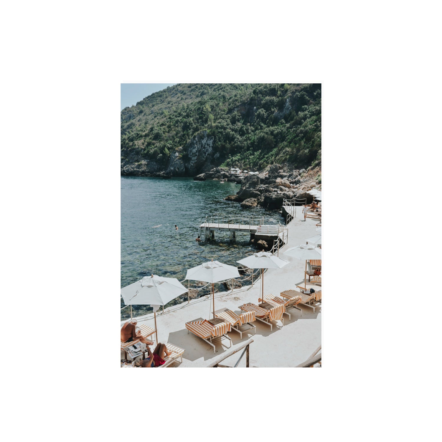 Always Better Together Tuscany coastal Italian wall art A2, 59.4 x 42 cm unframed fine art print