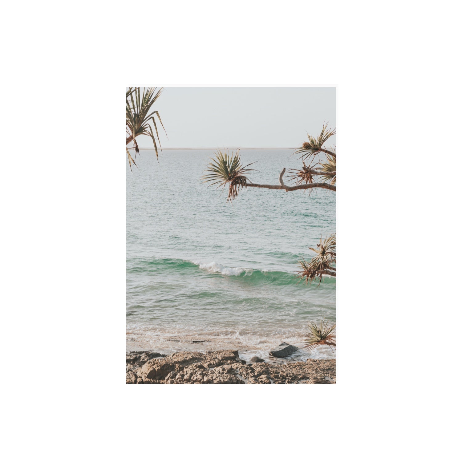 Good Vibrations fine art print, Noosa, Australia, coastal scenes artwork, A2 · 59.4 x 42 cm, Unframed, Fine Art Print