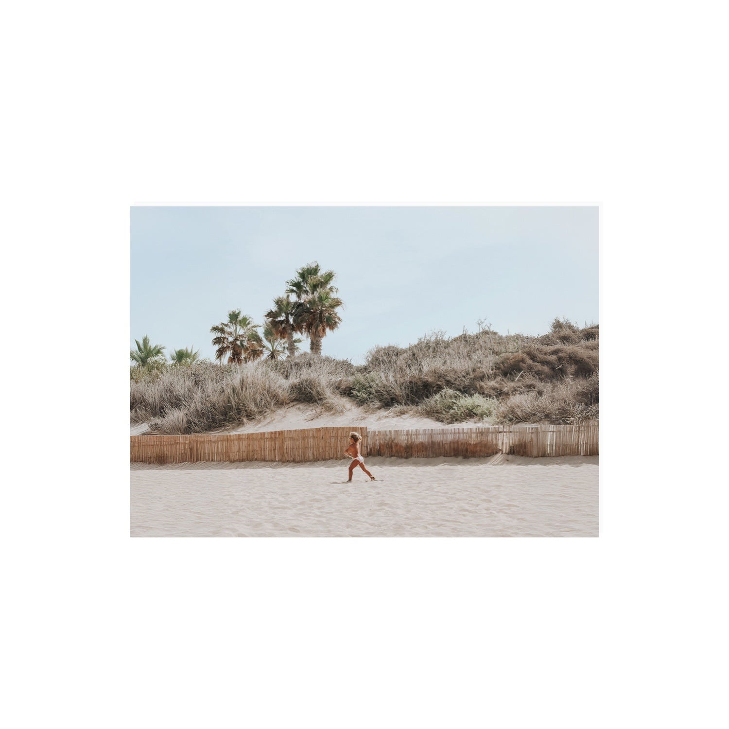 Ragazza Da Spiaggia Puglia beach Italian fine art print A2, 59.4 x 42 cm unframed fine art print