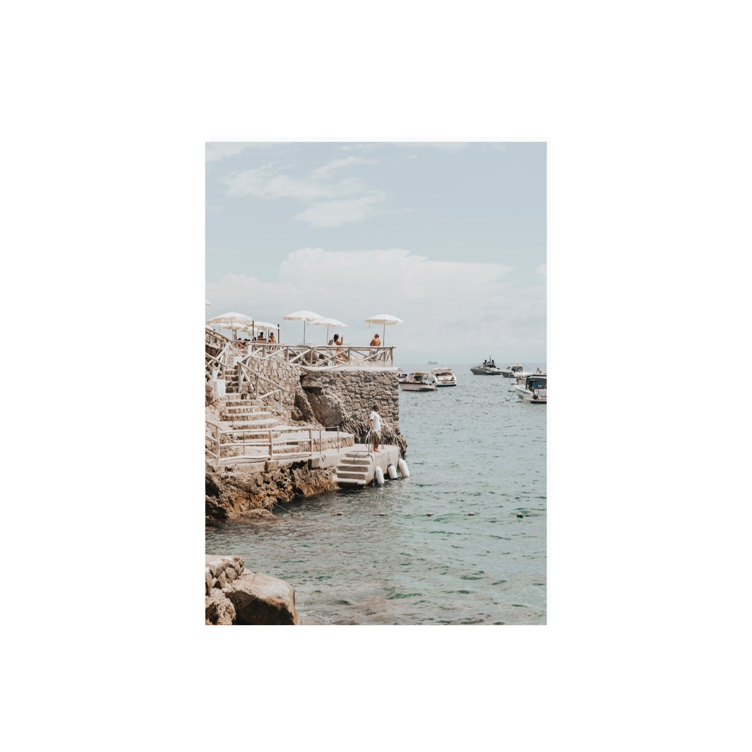 Pier Patrol Nerano wall art A2, 59.4 x 42 cm unframed fine art print