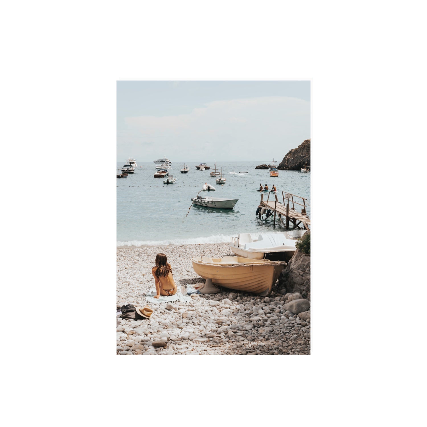 Solo Sojourn Nerano wall art A2, 59.4 x 42 cm unframed fine art print
