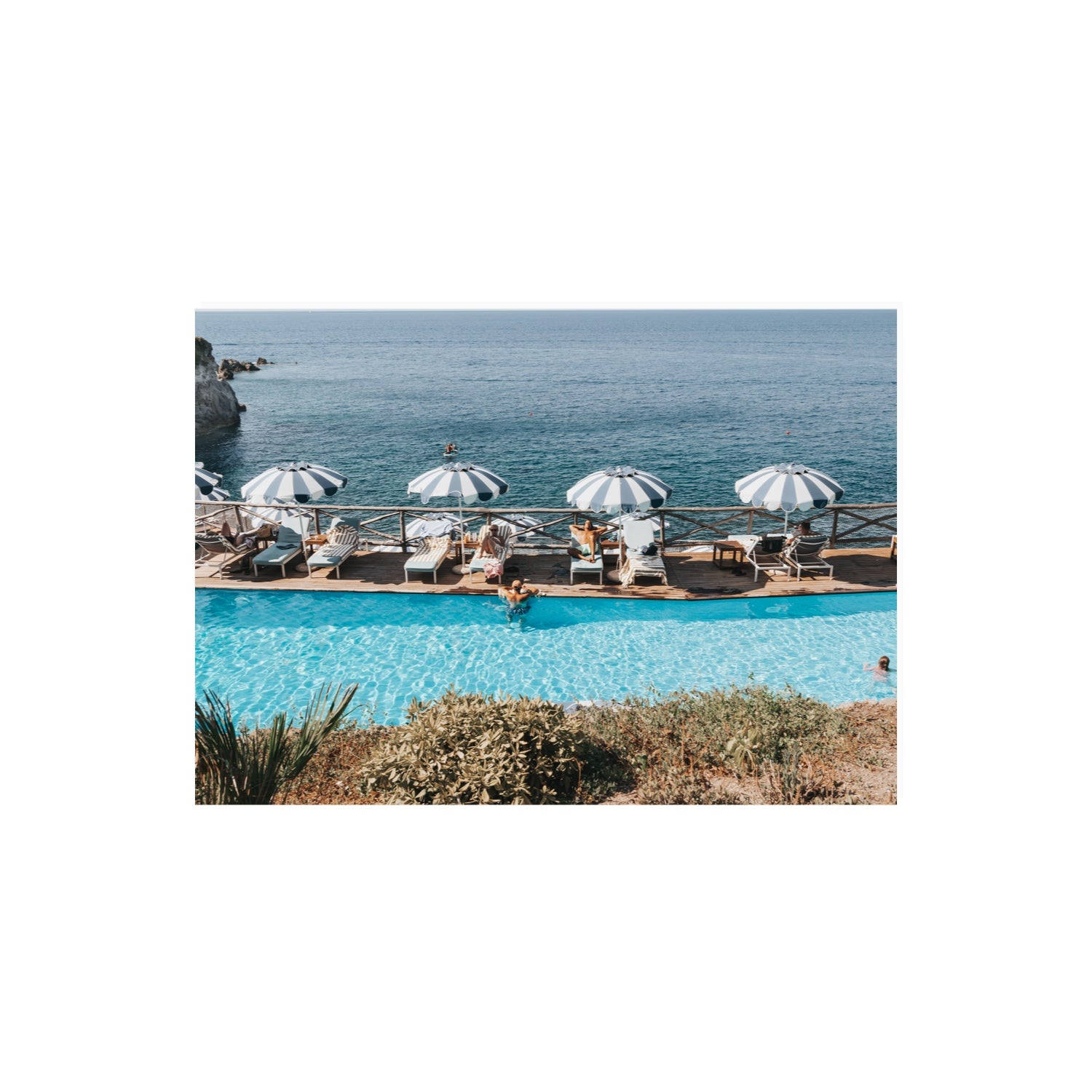 Hues Of Blues fine art print, Ischia, Italy, A2 · 59.4 x 42 cm, Unframed, Fine Art Print