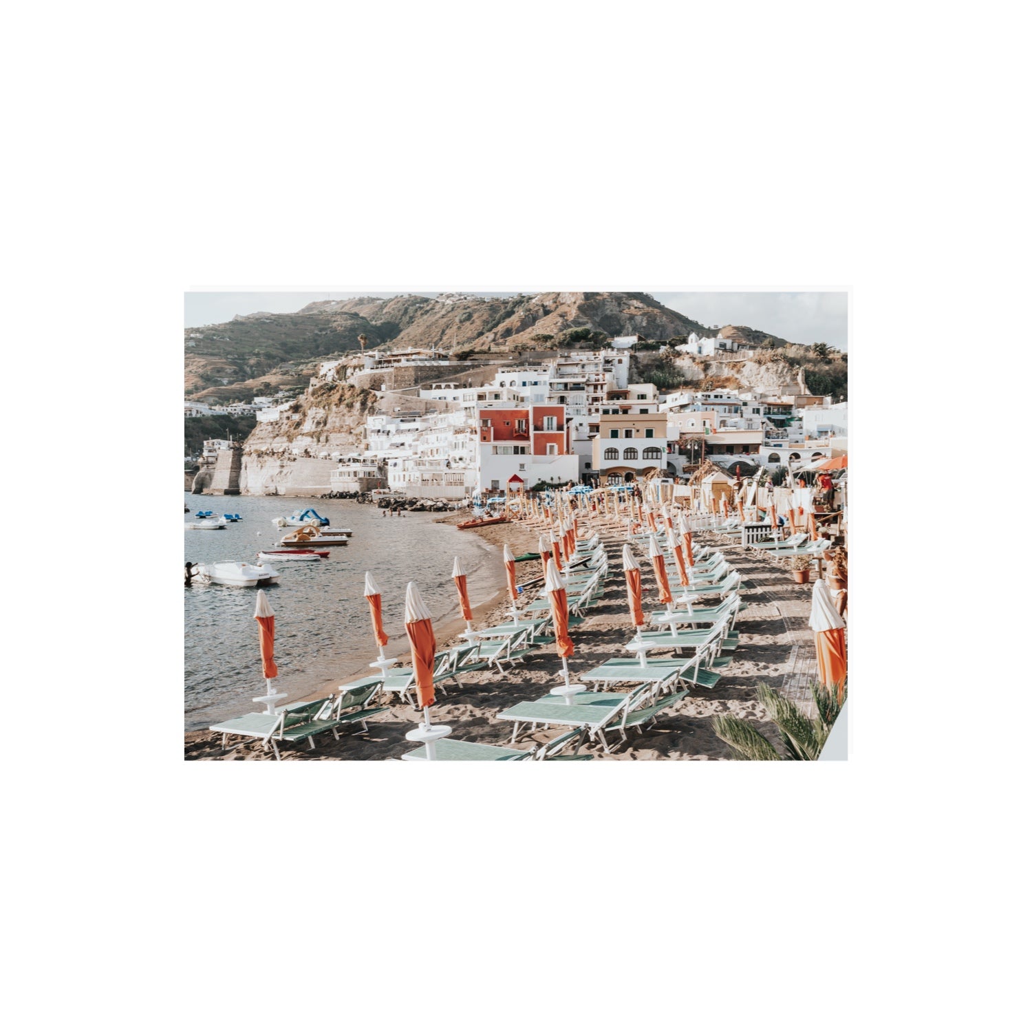 Sole Estivo Ischia Italian coastal wall art A2, 59.4 x 42 cm unframed fine art print