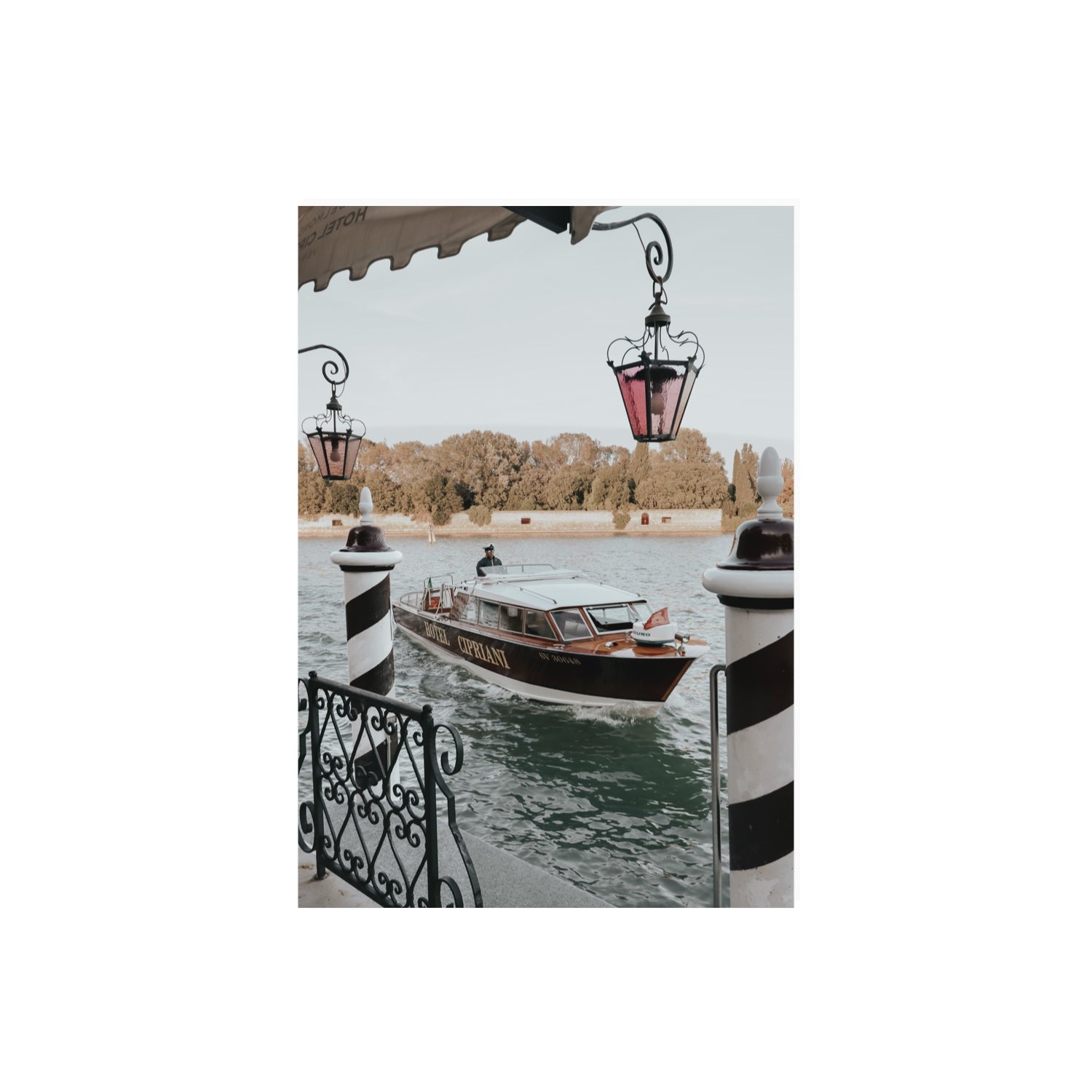 Taxi Shuttle Venice wall art A2, 59.4 x 42 cm unframed fine art print