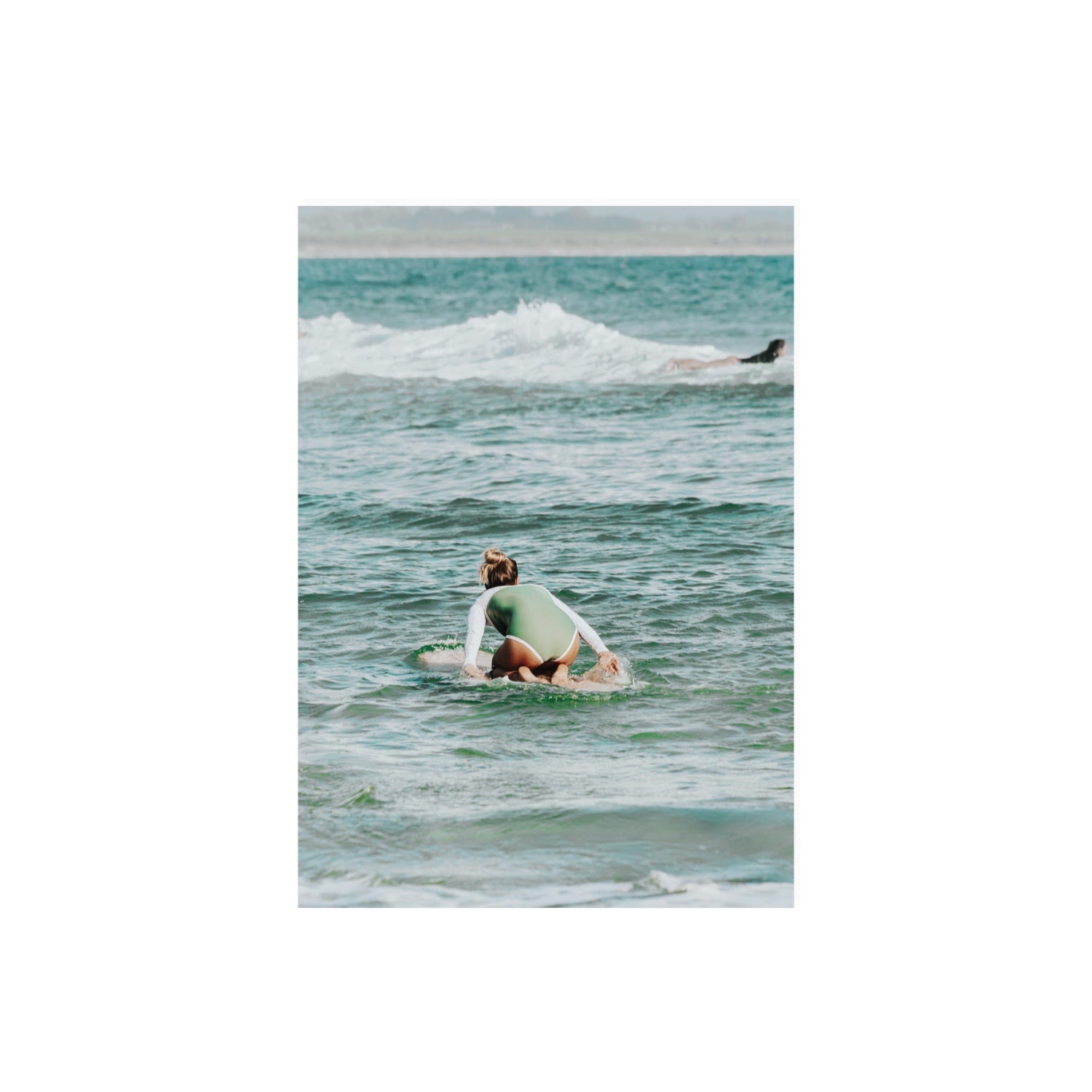 Quincy Byron Bay Surf coastal wall art A2, 59.4 x 42 cm unframed fine art print