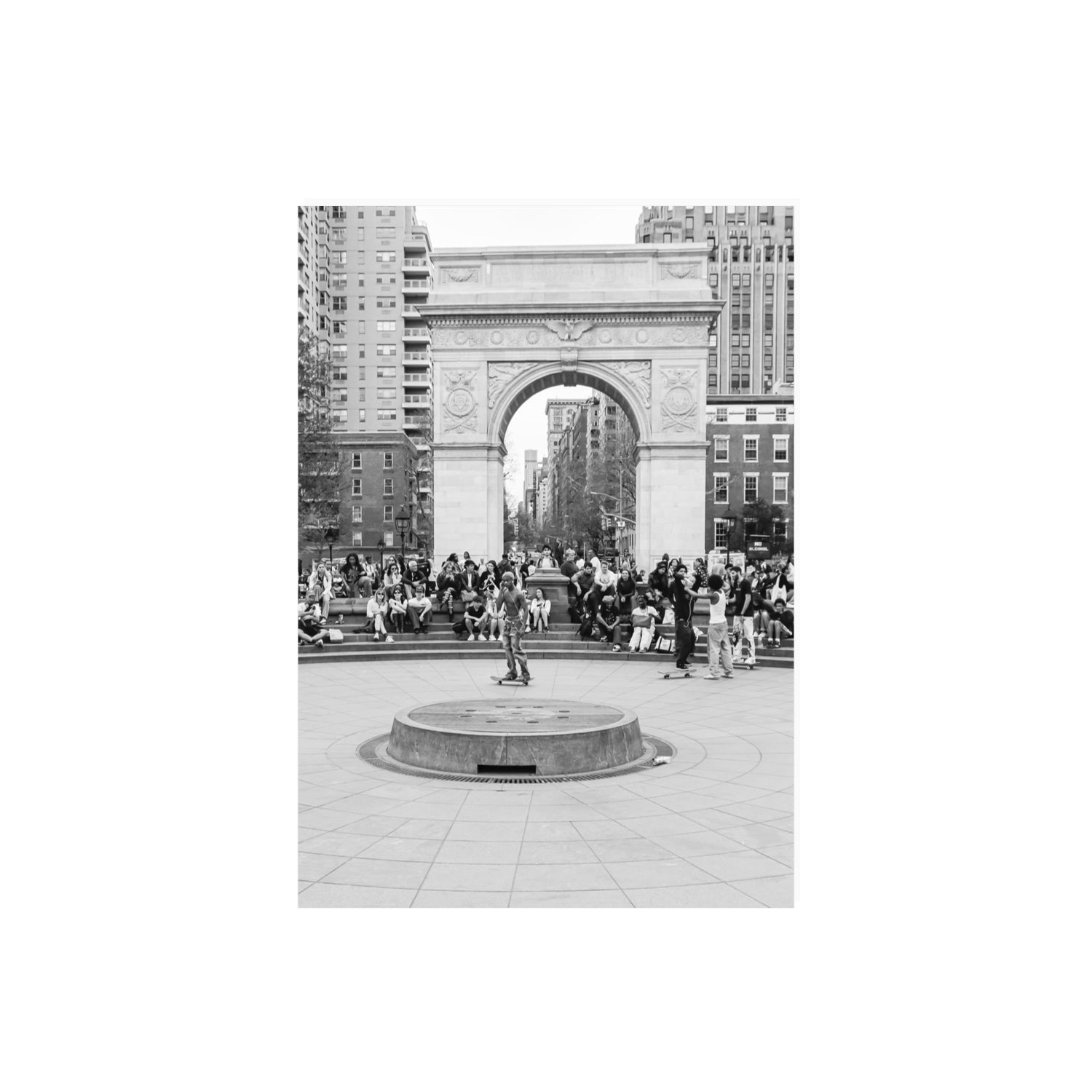 Concrete Conqueror New York NYC Skateboard wall art A2, 59.4 x 42 cm unframed fine art print