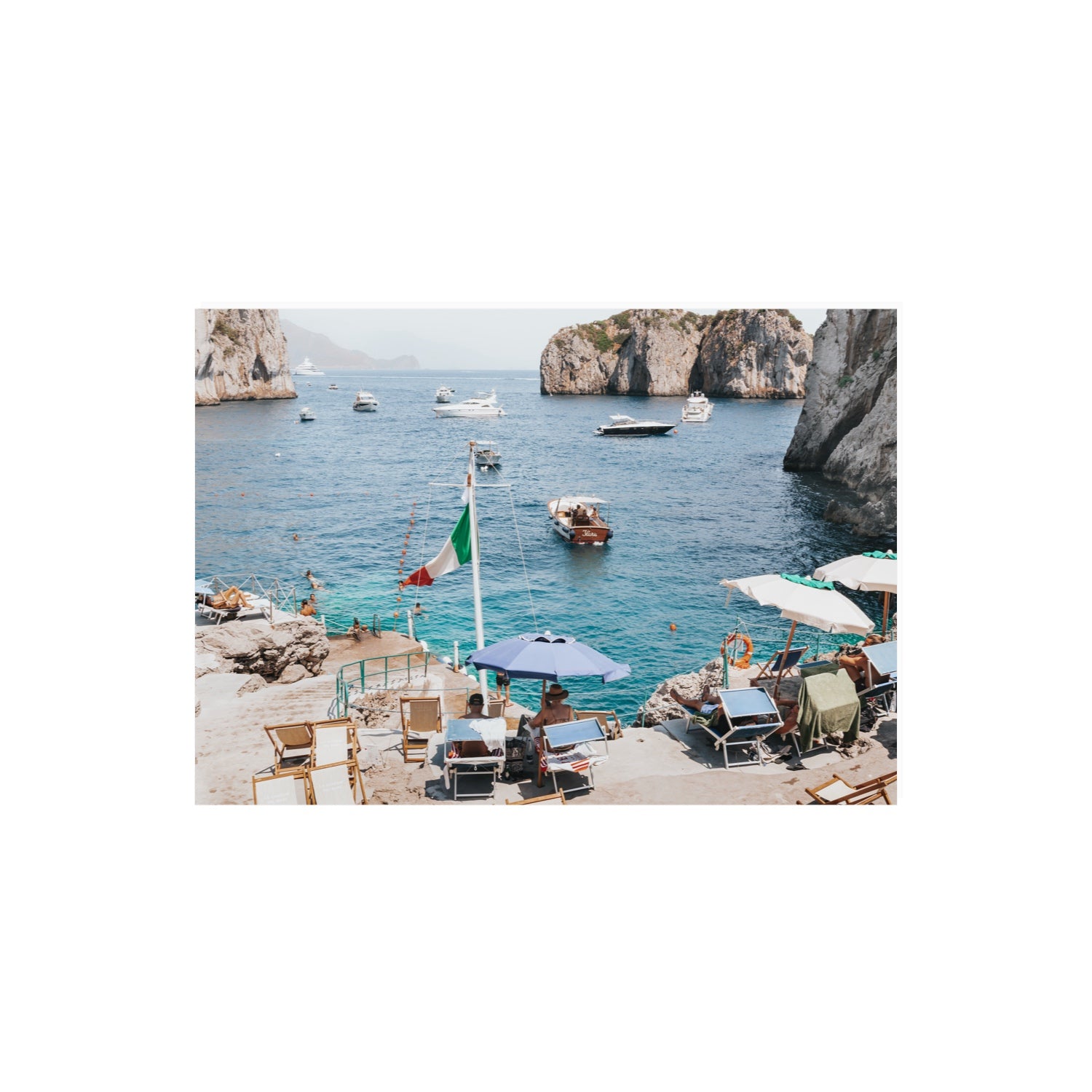 Smooth Sailing fine art print, Capri, Italy, A2 · 59.4 x 42 cm, Unframed, Fine Art Print