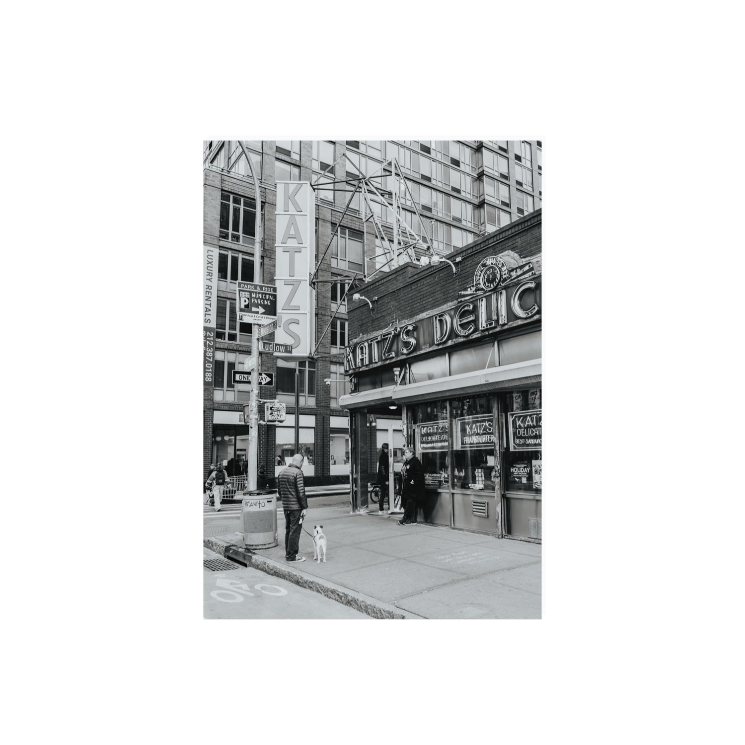 Graphite Gotham New York NYC Black & White wall art A2, 59.4 x 42 cm unframed fine art print