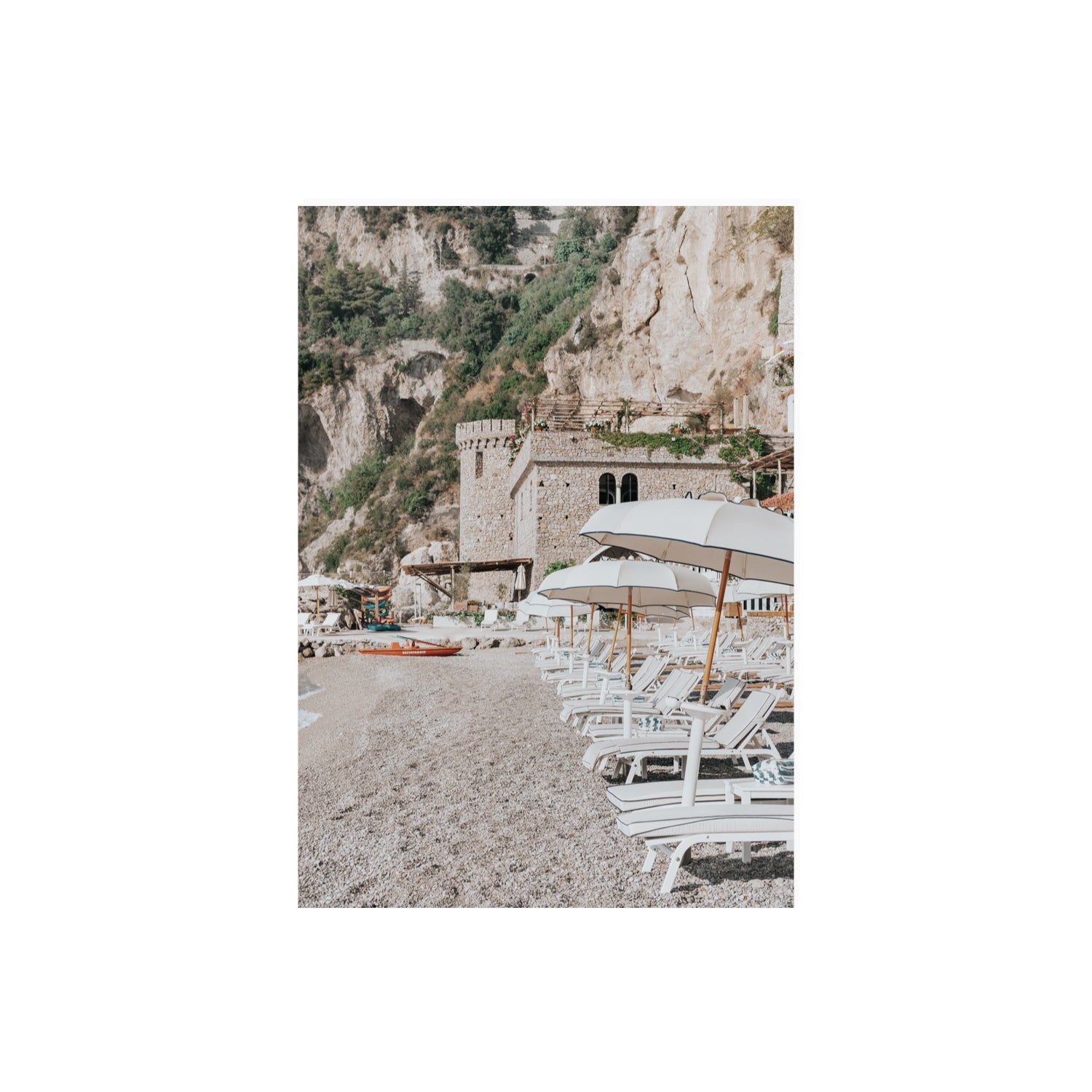 La Villeggiatura fine art print, Amalfi, Italy, luxury escapes artwork, A2 · 59.4 x 42 cm, Unframed, Fine Art Print