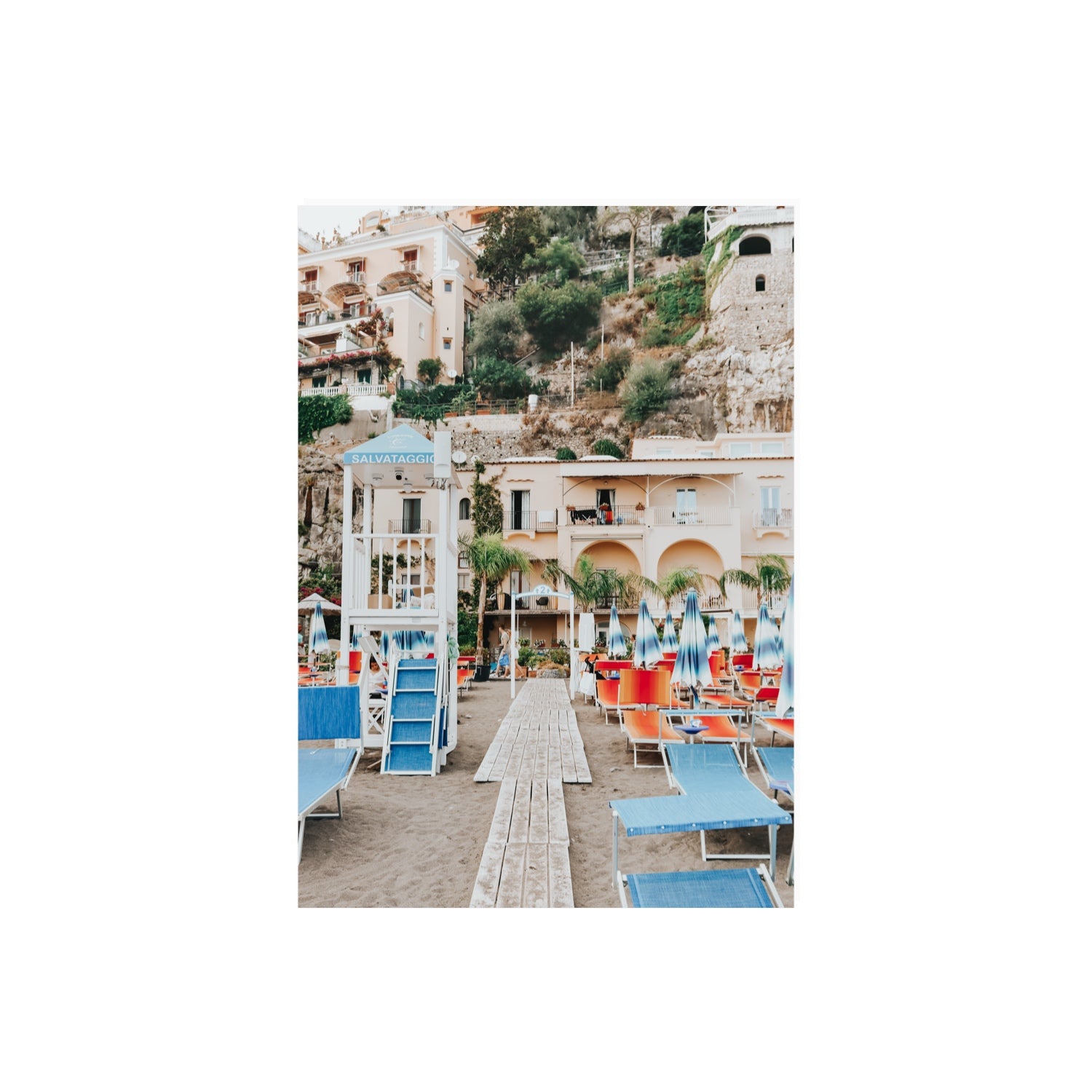 Torre Di Salvataggio fine art print, Positano, Italy, A2 · 59.4 x 42 cm, Unframed, Fine Art Print