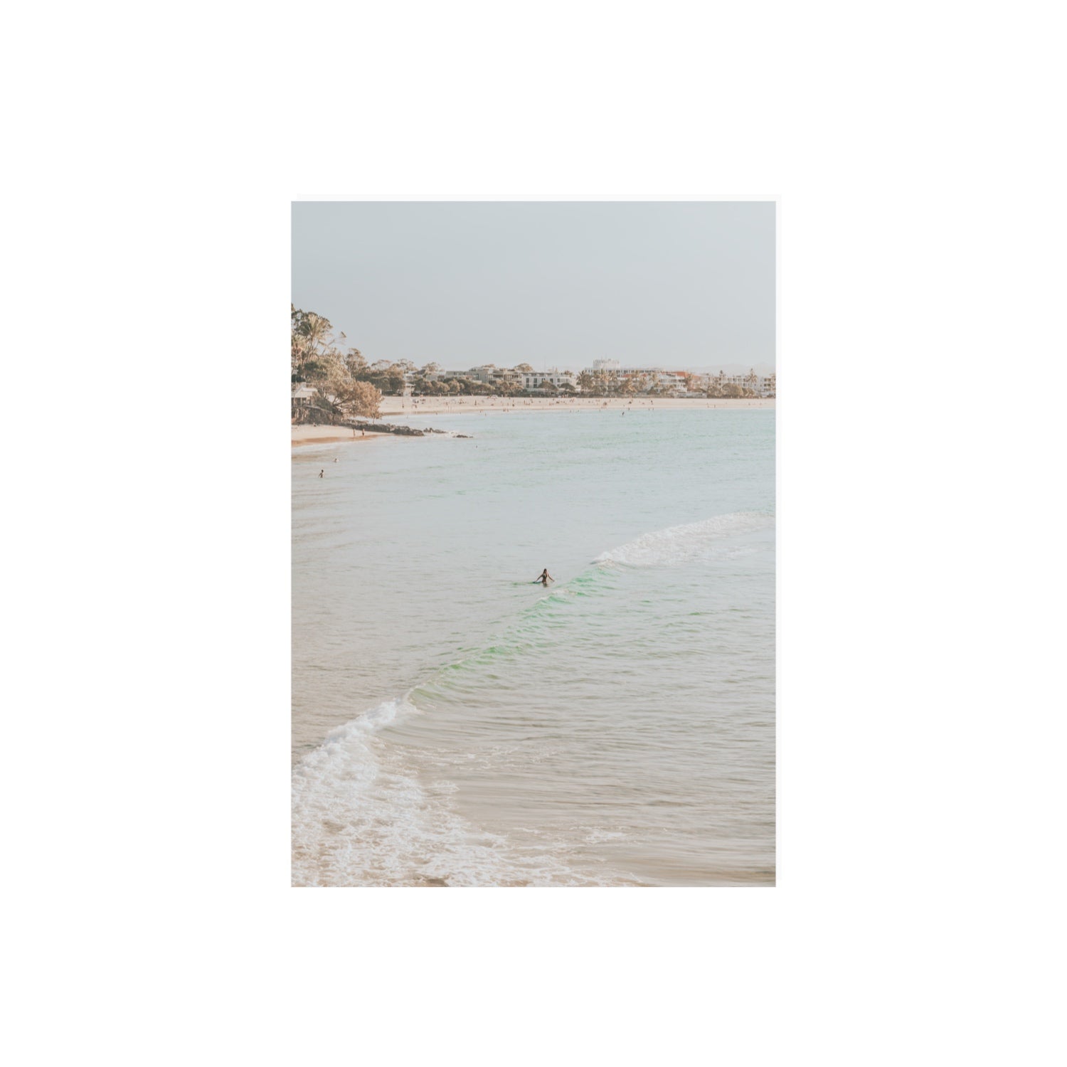 Salt Reverie fine art print, Noosa, Australia, coastal scenes artwork, A2 · 59.4 x 42 cm, Unframed, Fine Art Print