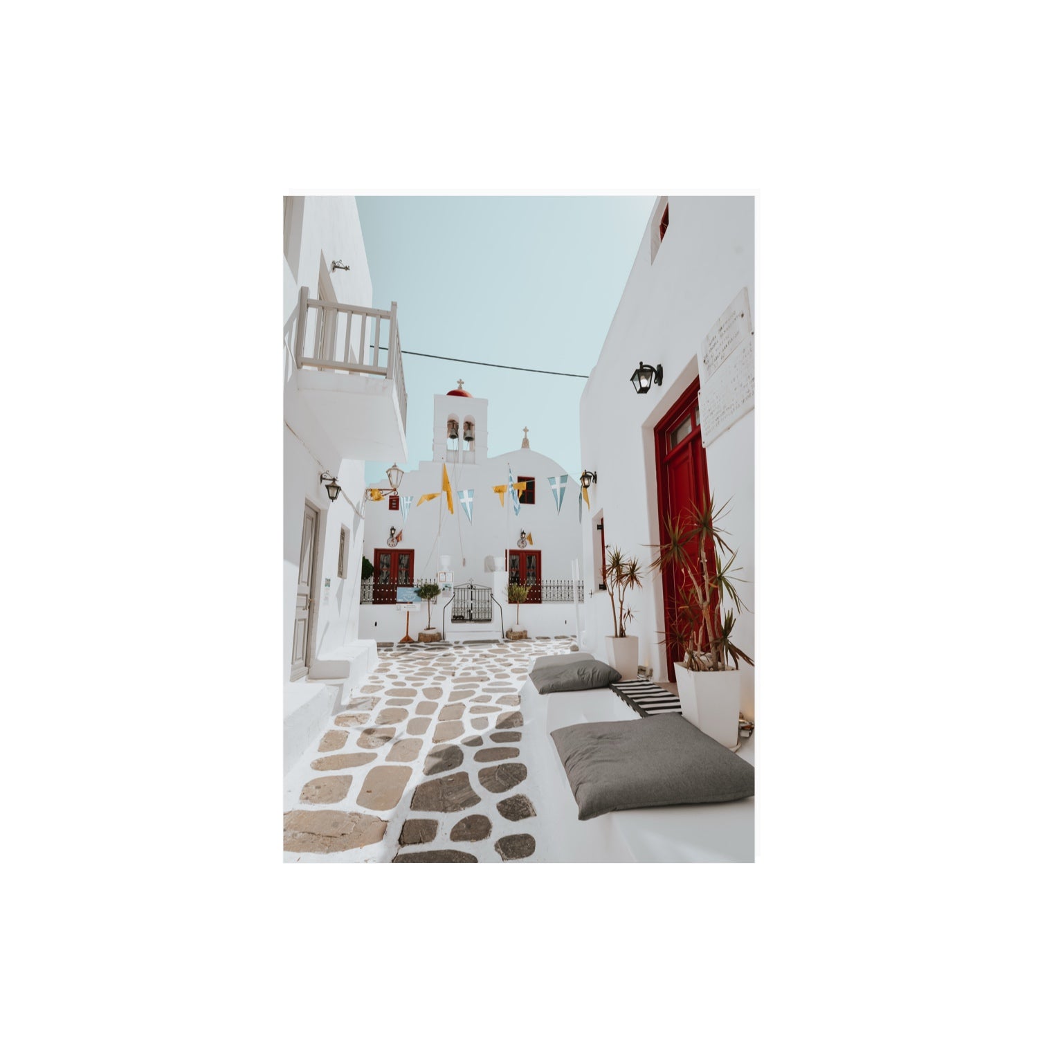 Cycladic Charm fine art print, Mykonos, Greece, A2 · 59.4 x 42 cm, Unframed, Fine Art Print