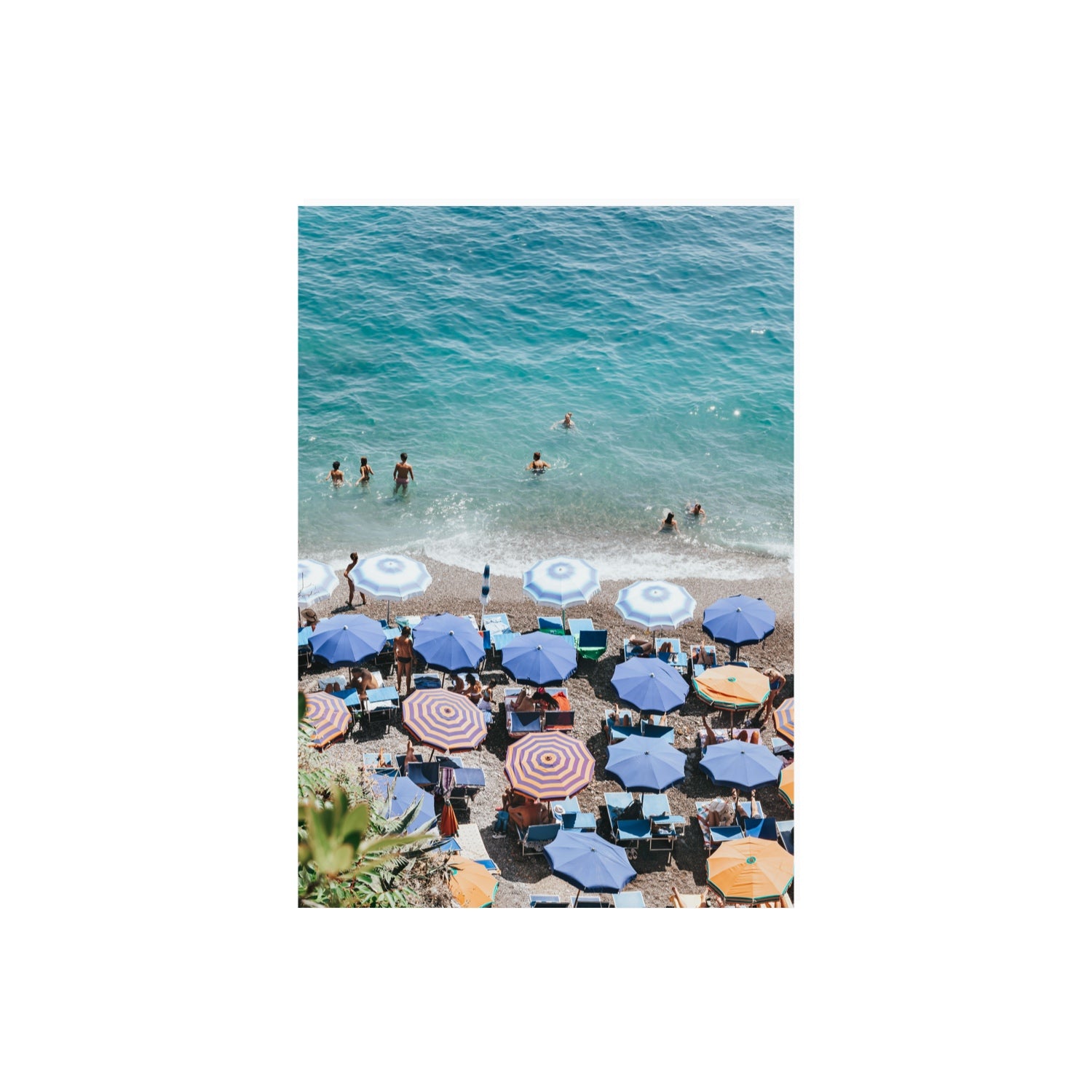 Paradise Beach fine art print, Positano, Italy, A2 · 59.4 x 42 cm, Unframed, Fine Art Print