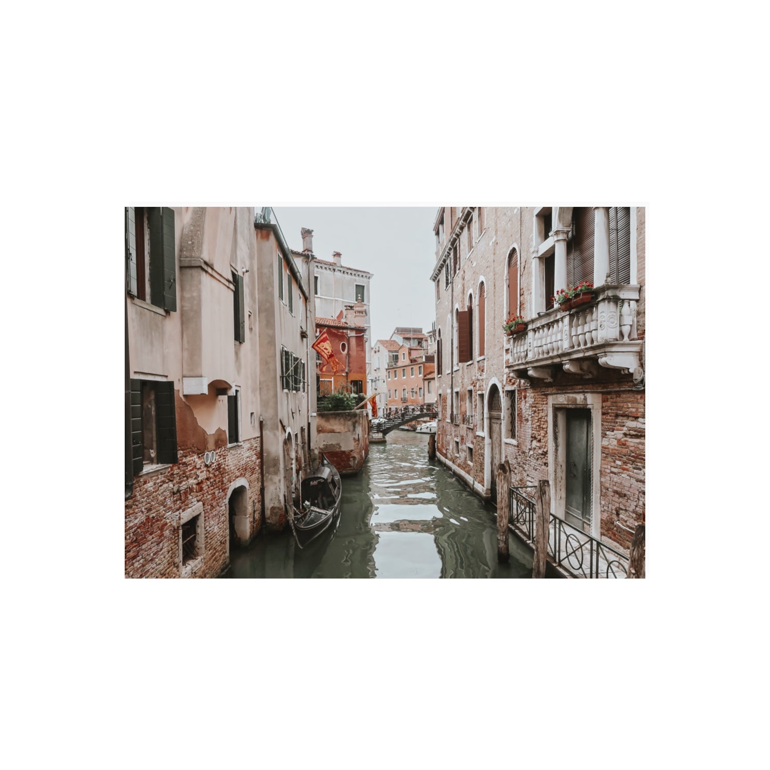 Venetian Gothic Venice Canal Italian wall art 70 x 50 cm unframed fine art print