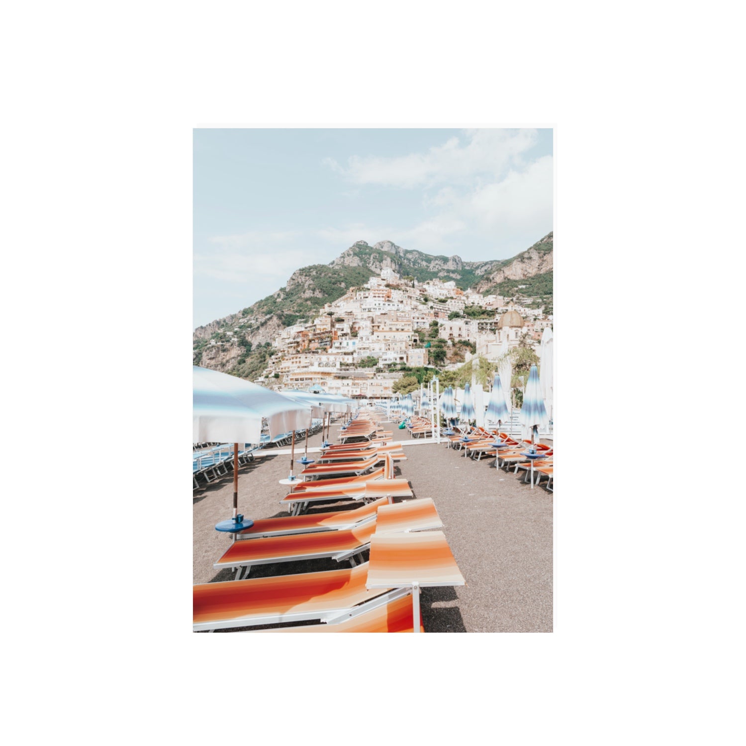 A Symphony of Colours fine art print, Positano, Italy, 70 x 50 cm, Unframed, Fine Art Print