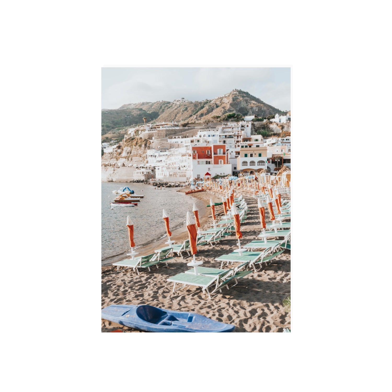 L'Isola del Paradiso Ischia Mediterranean wall art 70 x 50 cm unframed fine art print