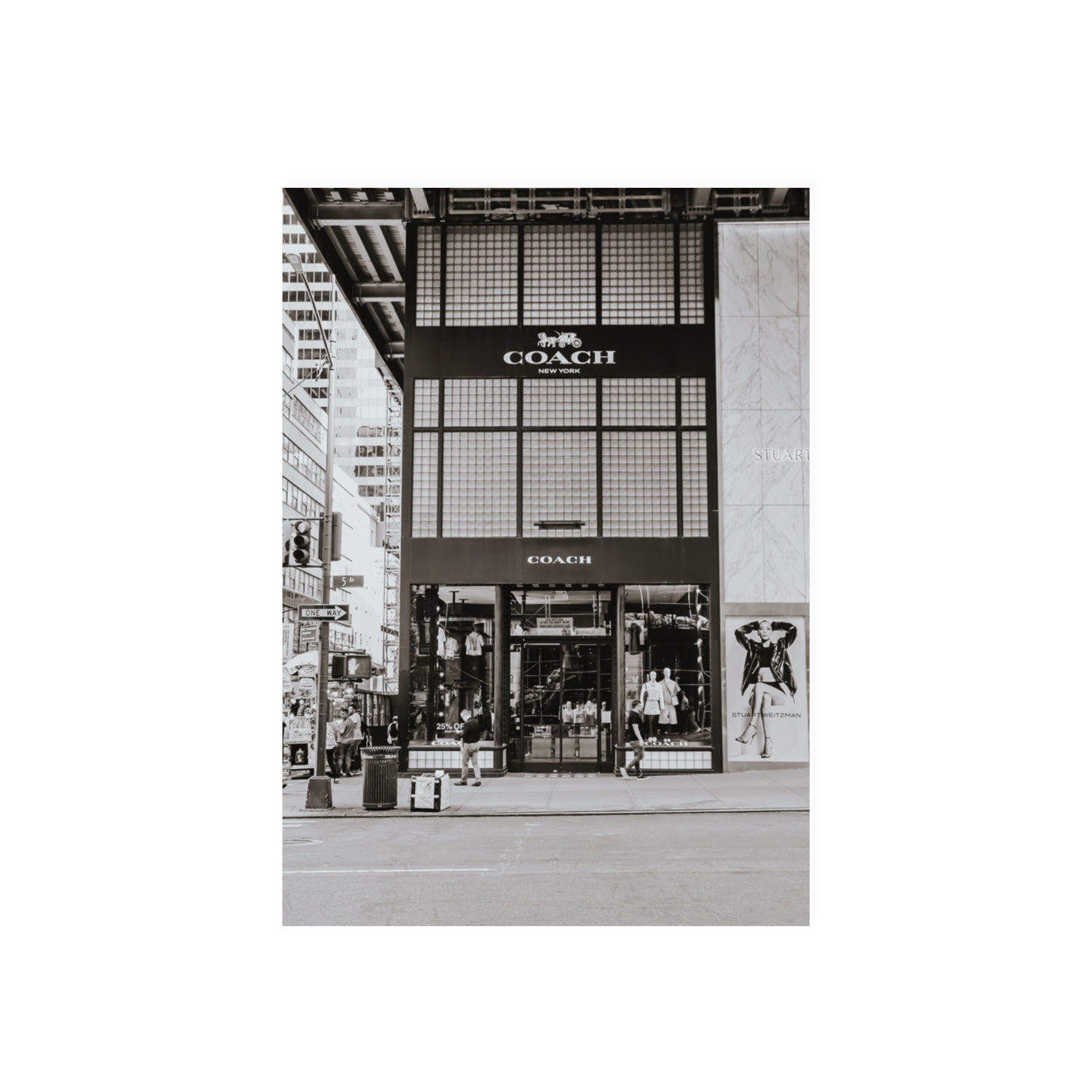 Coach Uptown fine art print, New York, United States, 70 x 50 cm, Unframed, Fine Art Print