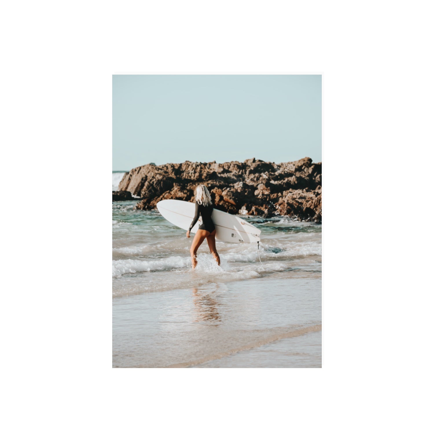 Bethany Byron Bay Surf coastal decor wall art 70 x 50 cm unframed fine art print