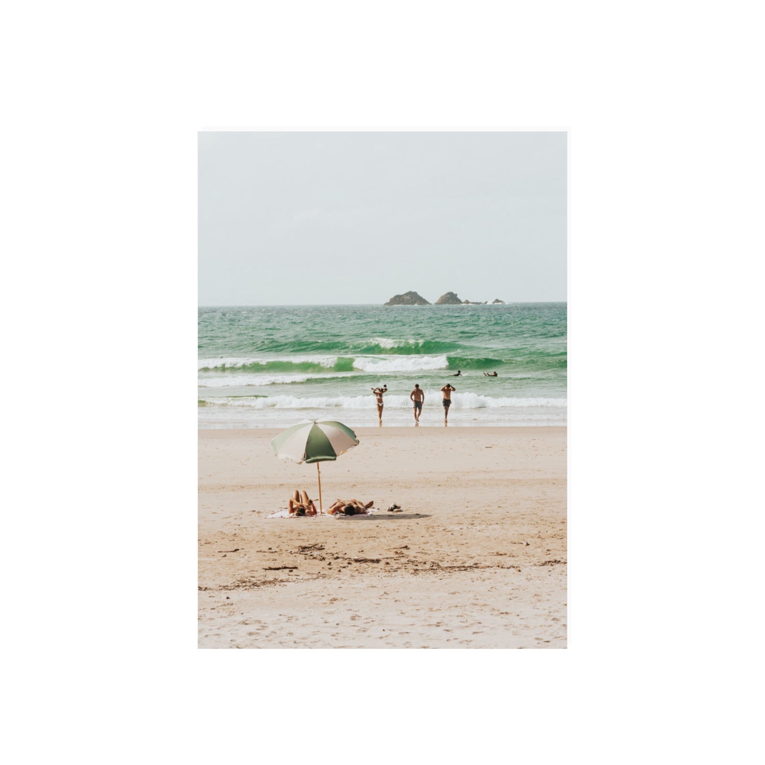 Escape The Ordinary Byron Bay coastal decor wall art 70 x 50 cm unframed fine art print