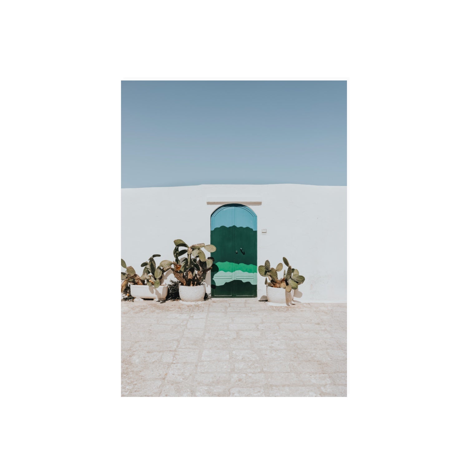 Imaginary Exit Puglia Mediterranean wall art 70 x 50 cm unframed fine art print