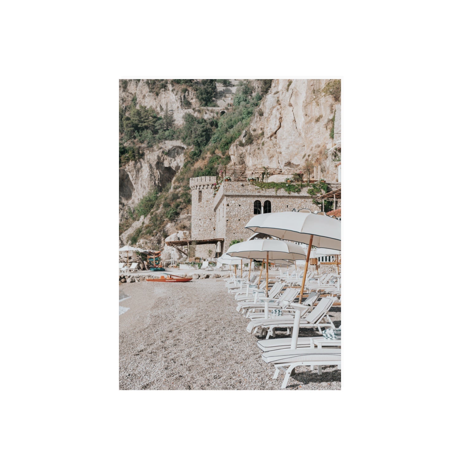 La Villeggiatura fine art print, Amalfi, Italy, luxury escapes artwork, 70 x 50 cm, Unframed, Fine Art Print