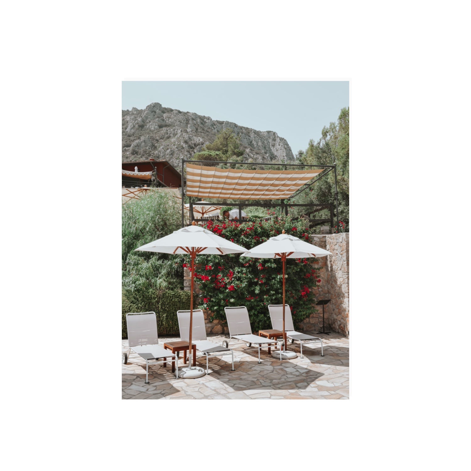 Shades of Leisure Tuscany coastal Italian wall art 70 x 50 cm unframed fine art print