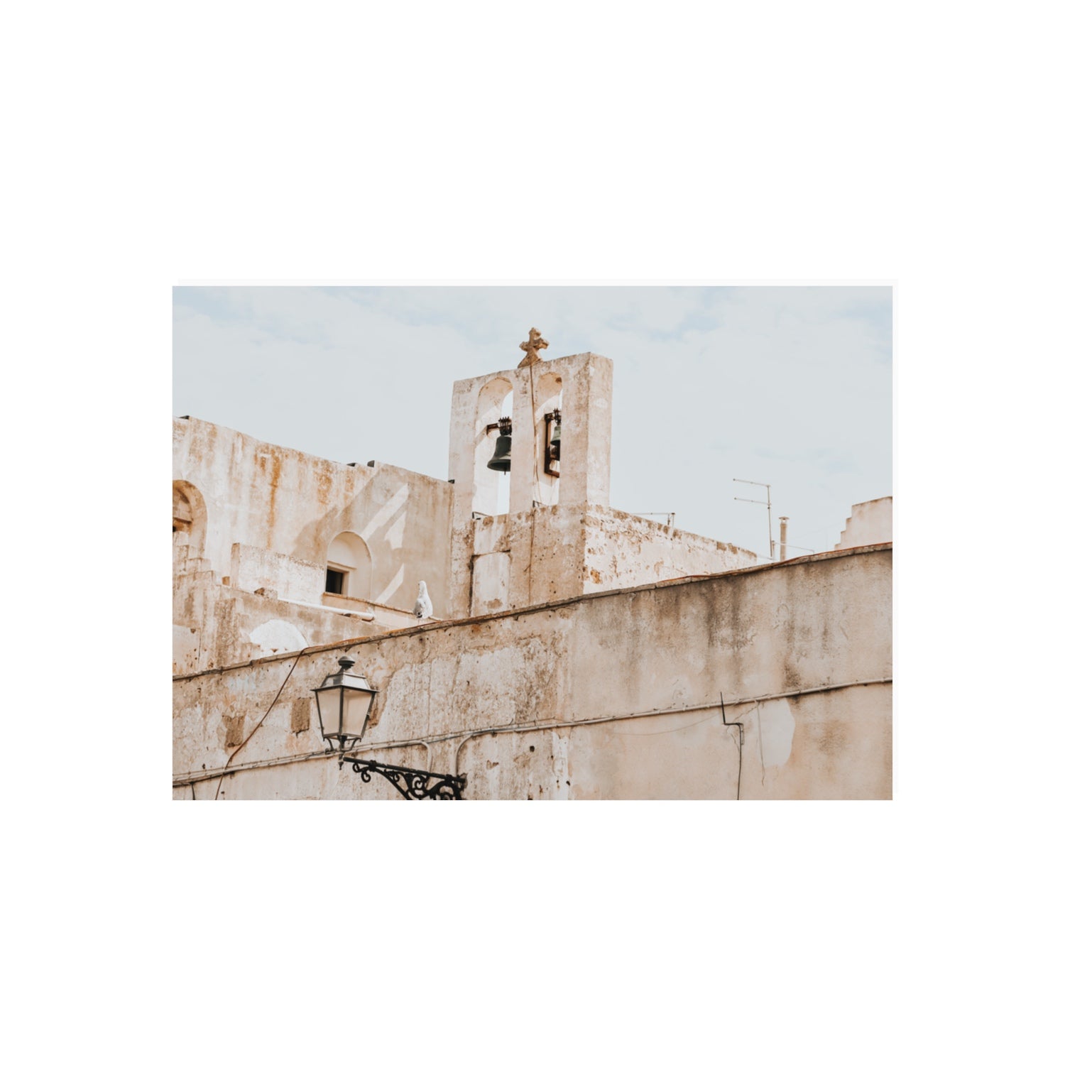 Ancient Bells Puglia Gallipoli Italian wall art 70 x 50 cm unframed fine art print