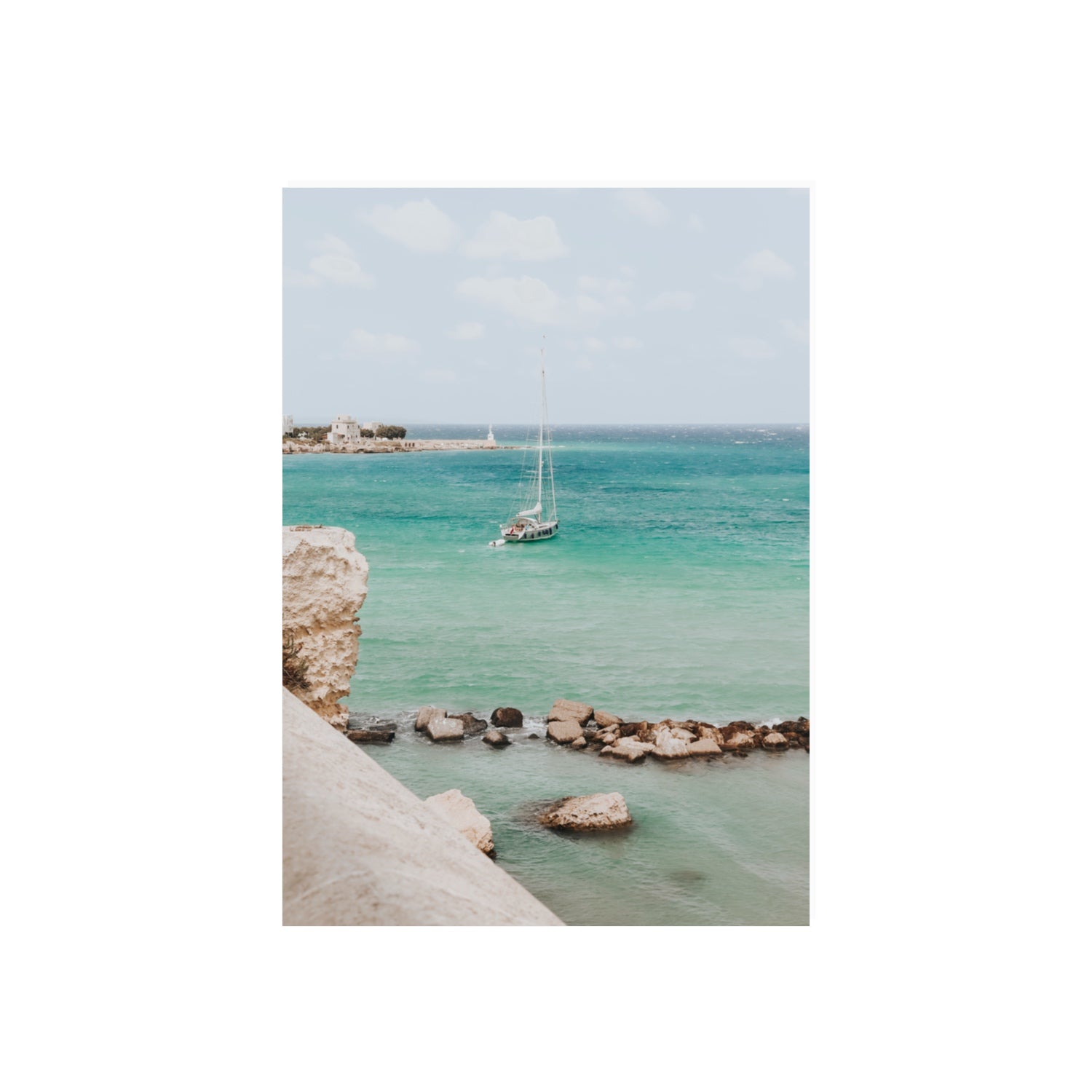 Seafarer's Dream Puglia Seafarer’s Dream coastal wall art 70 x 50 cm unframed fine art print