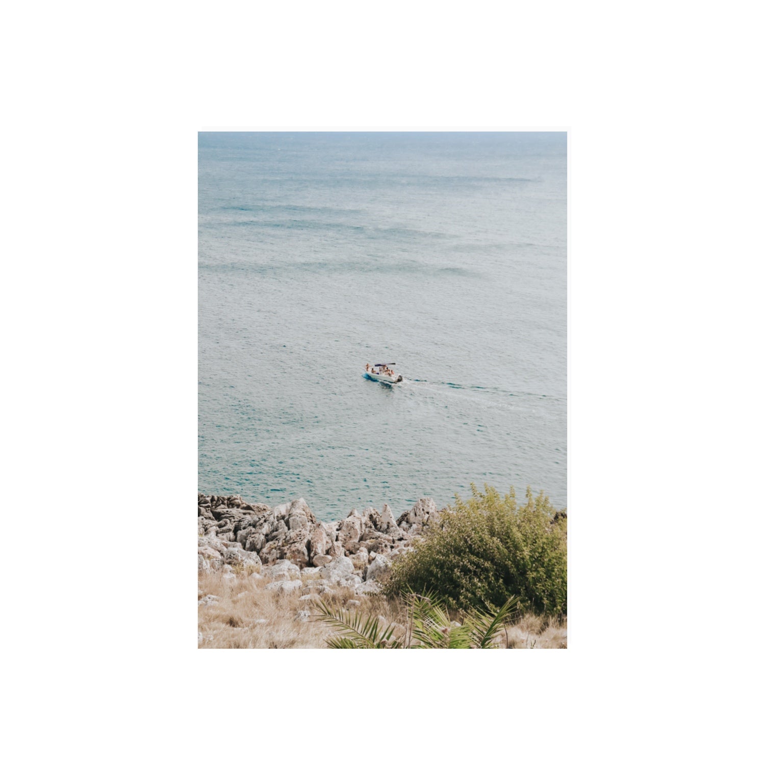 Puglian Departure Puglia coastal Italian wall art 70 x 50 cm unframed fine art print