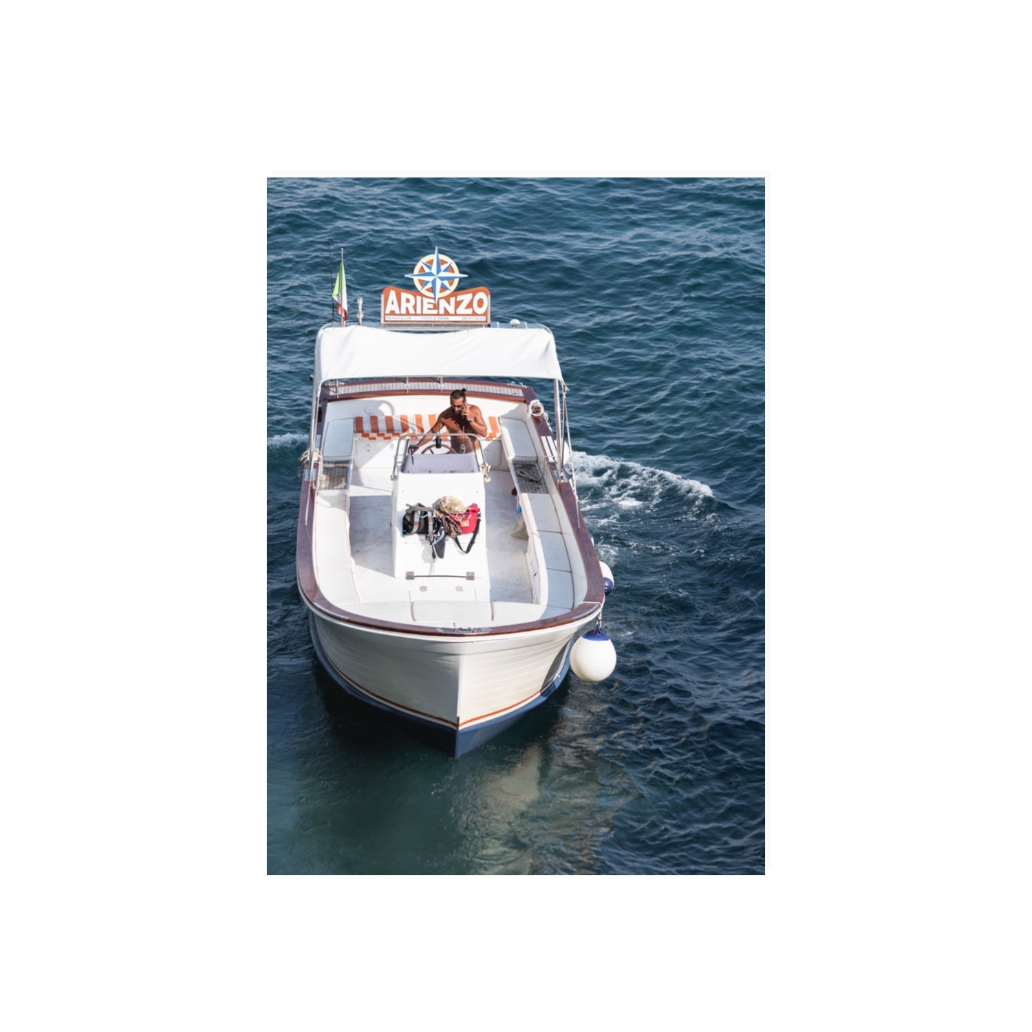 Pilota di Motoscafo fine art print, Positano, Italy, 70 x 50 cm, Unframed, Fine Art Print