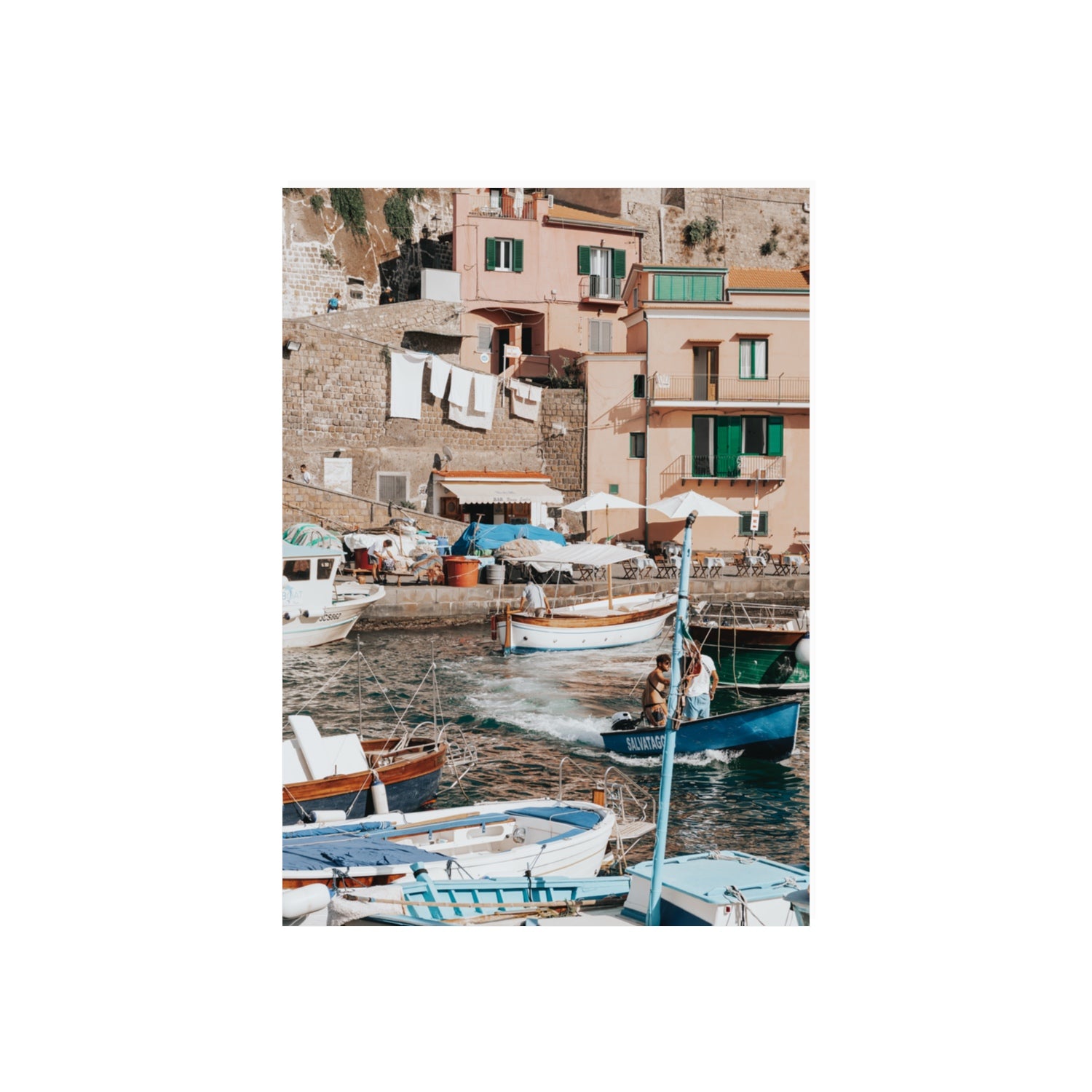 Coastal Carousel fine art print, Sorrento, Italy, 70 x 50 cm, Unframed, Fine Art Print
