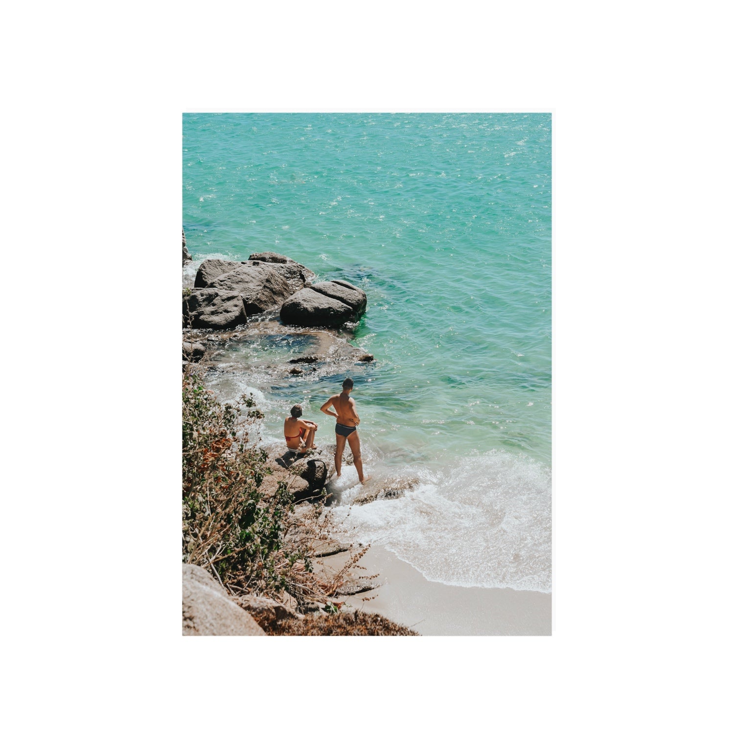 Scene Stealers Mykonos Greek island wall art A1, 84.1 x 59.4 cm unframed fine art print